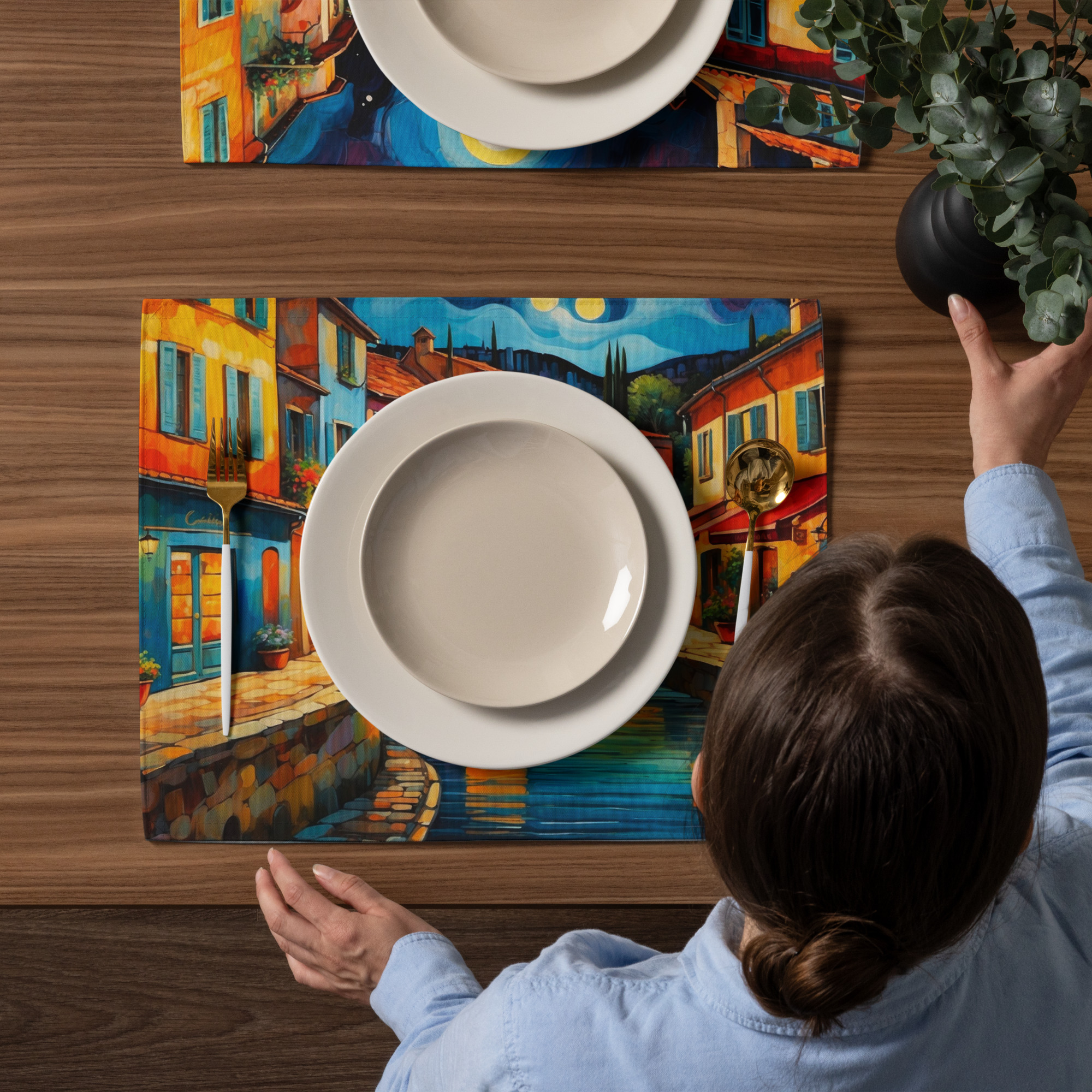 Village Life in France – Elegant Placemat Set 9 Village Life in France – Elegant Placemat Set - Image 9