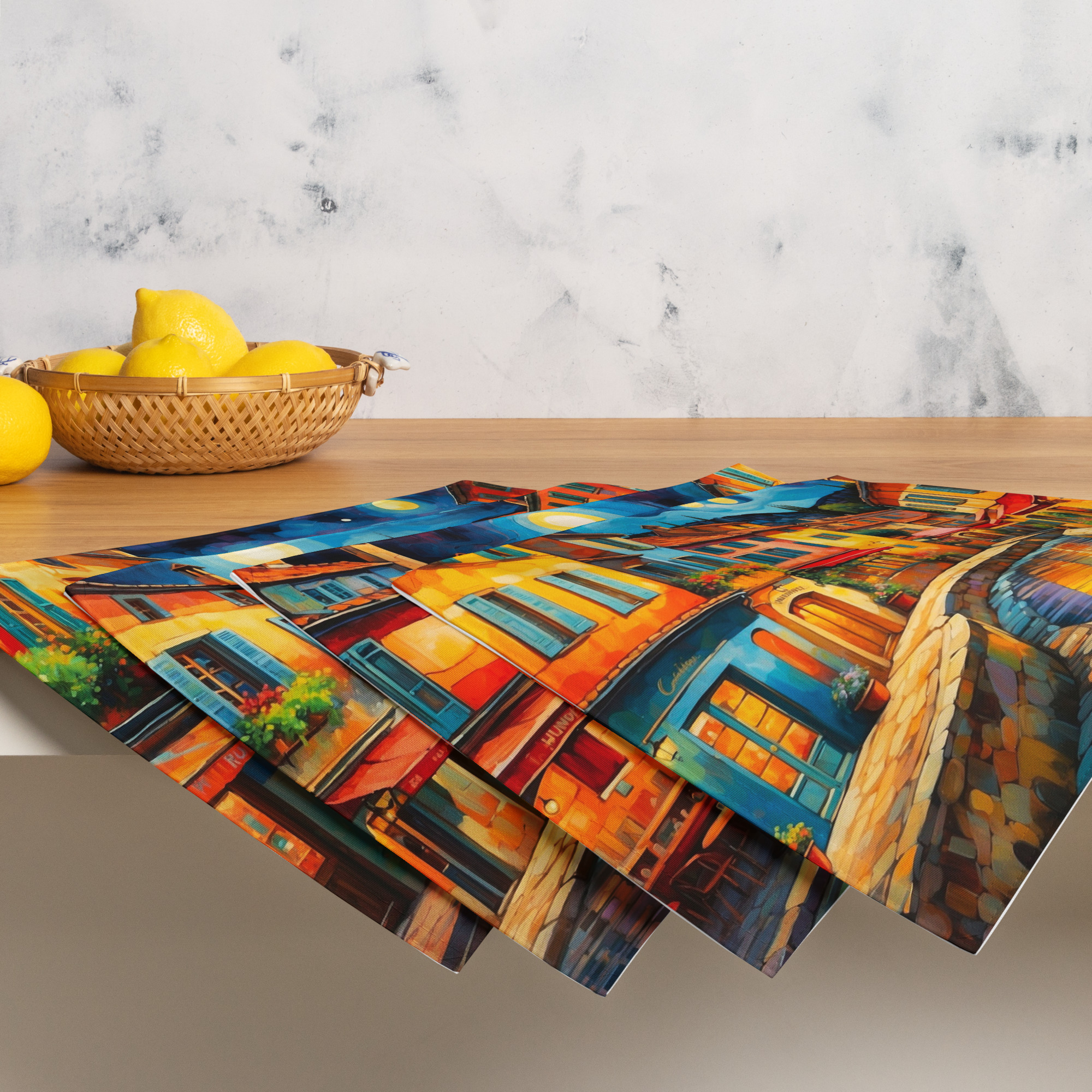 Village Life in France – Elegant Placemat Set 6 Village Life in France – Elegant Placemat Set - Image 6