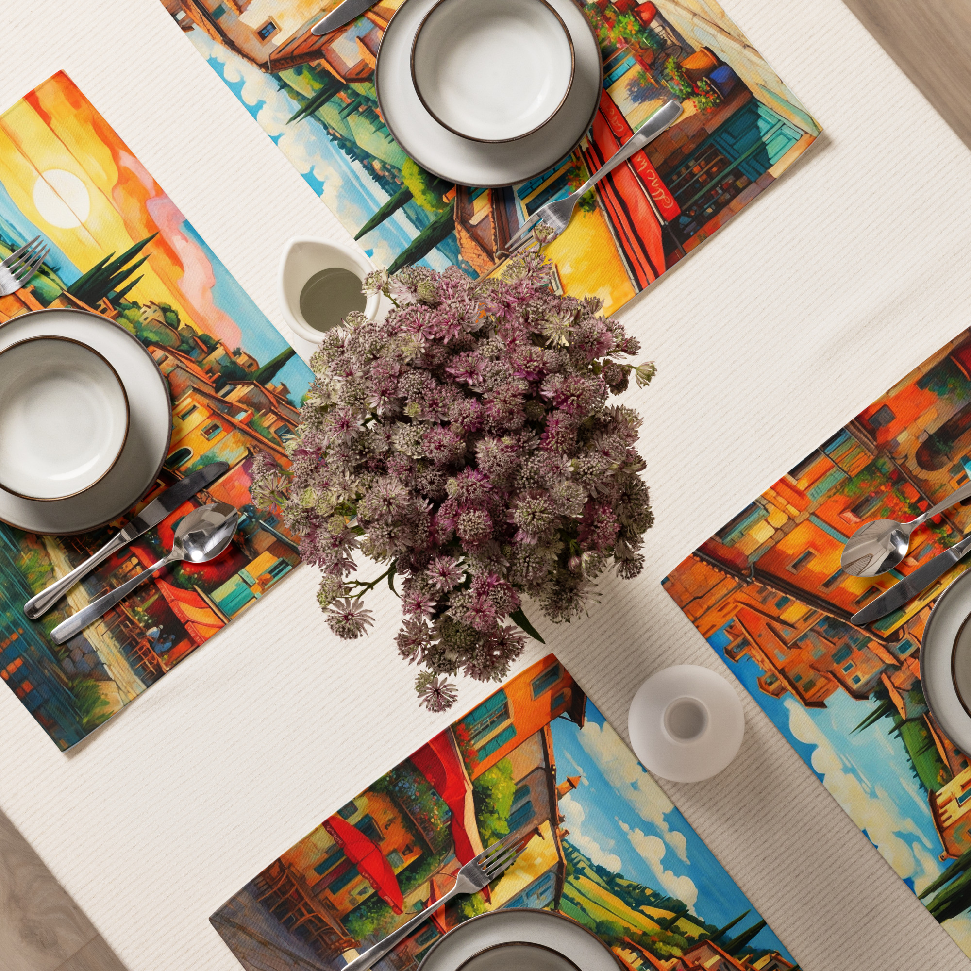 A Village in France – Provence Placemat Set 3 A Village in France – Provence Placemat Set - Image 3