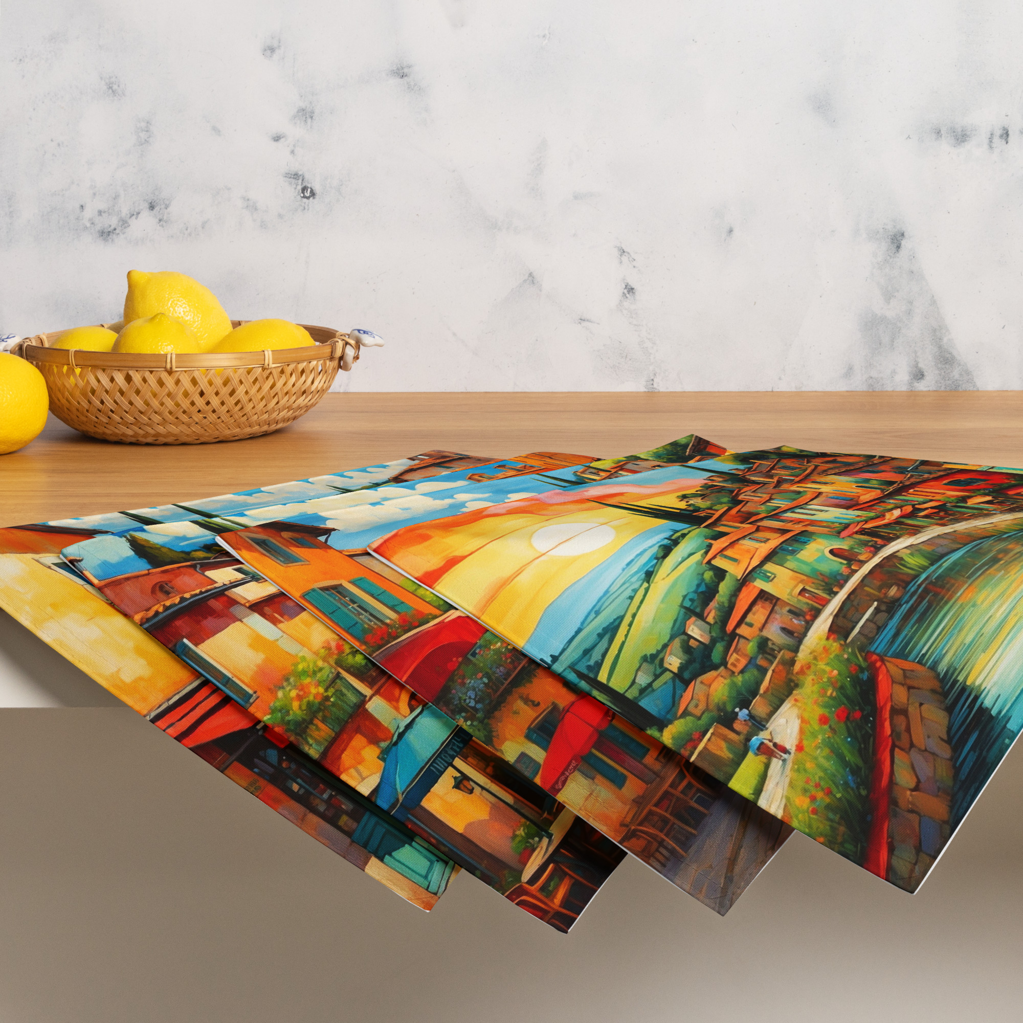 A Village in France – Provence Placemat Set 7 A Village in France – Provence Placemat Set - Image 7