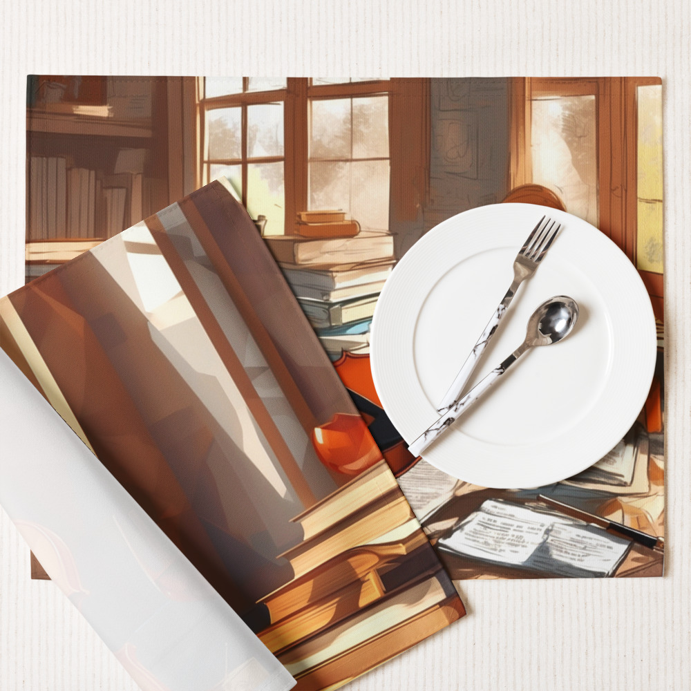 Music and Instruments – Artistic Placemat Set 4 Music and Instruments – Artistic Placemat Set - Image 4