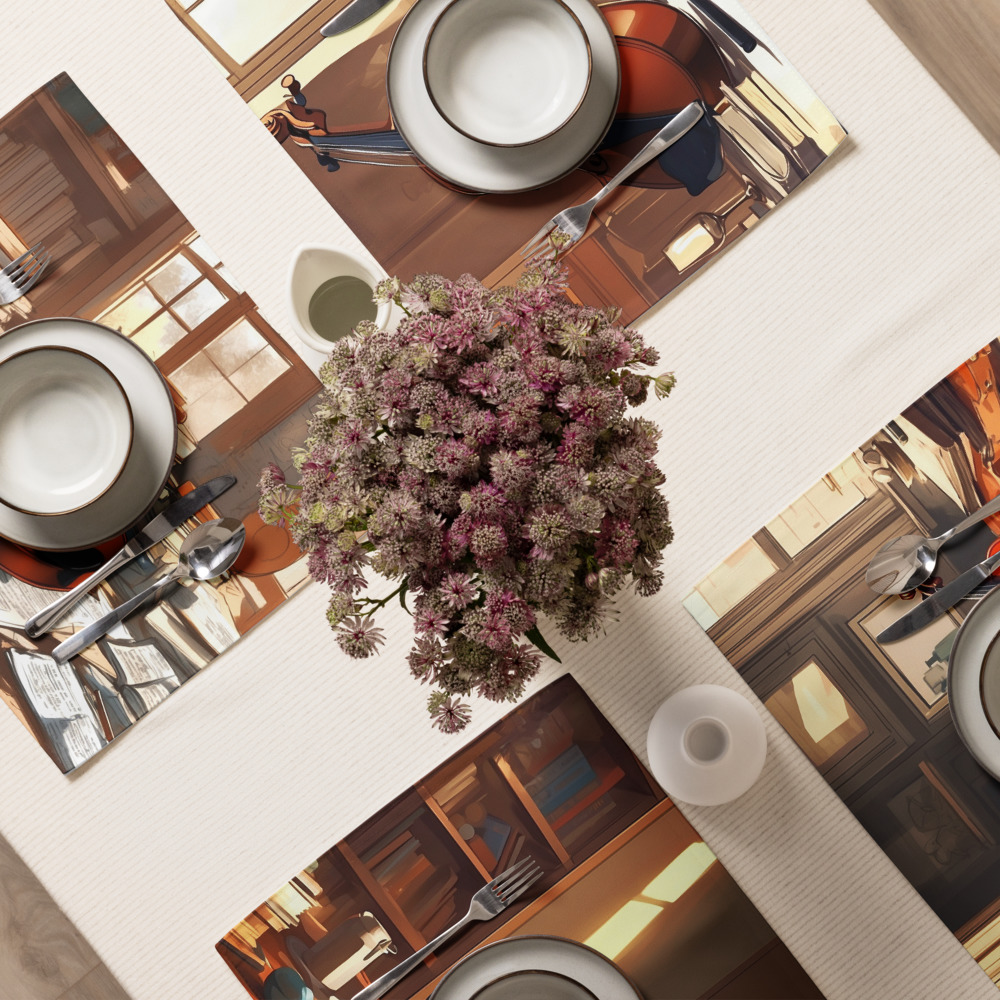 Music and Peace – Artistic Placemat Set 3 Music and Peace – Artistic Placemat Set - Image 3