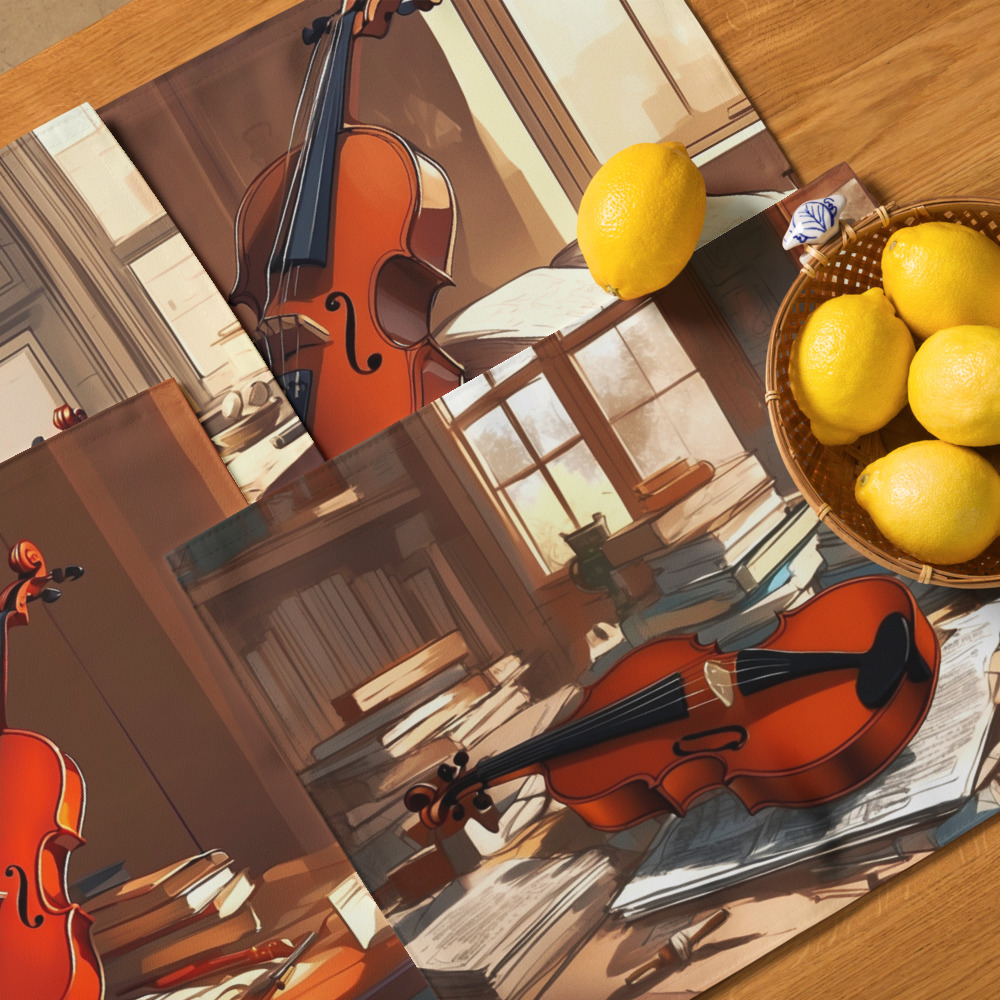 Music and Peace – Artistic Placemat Set 5 Music and Peace – Artistic Placemat Set - Image 5