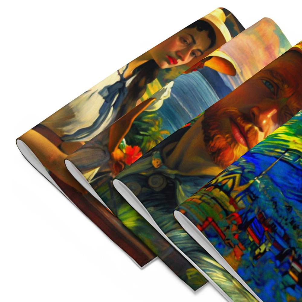 A Lady in the Garden – Artistic Placemat Set 8 A Lady in the Garden – Artistic Placemat Set - Image 8