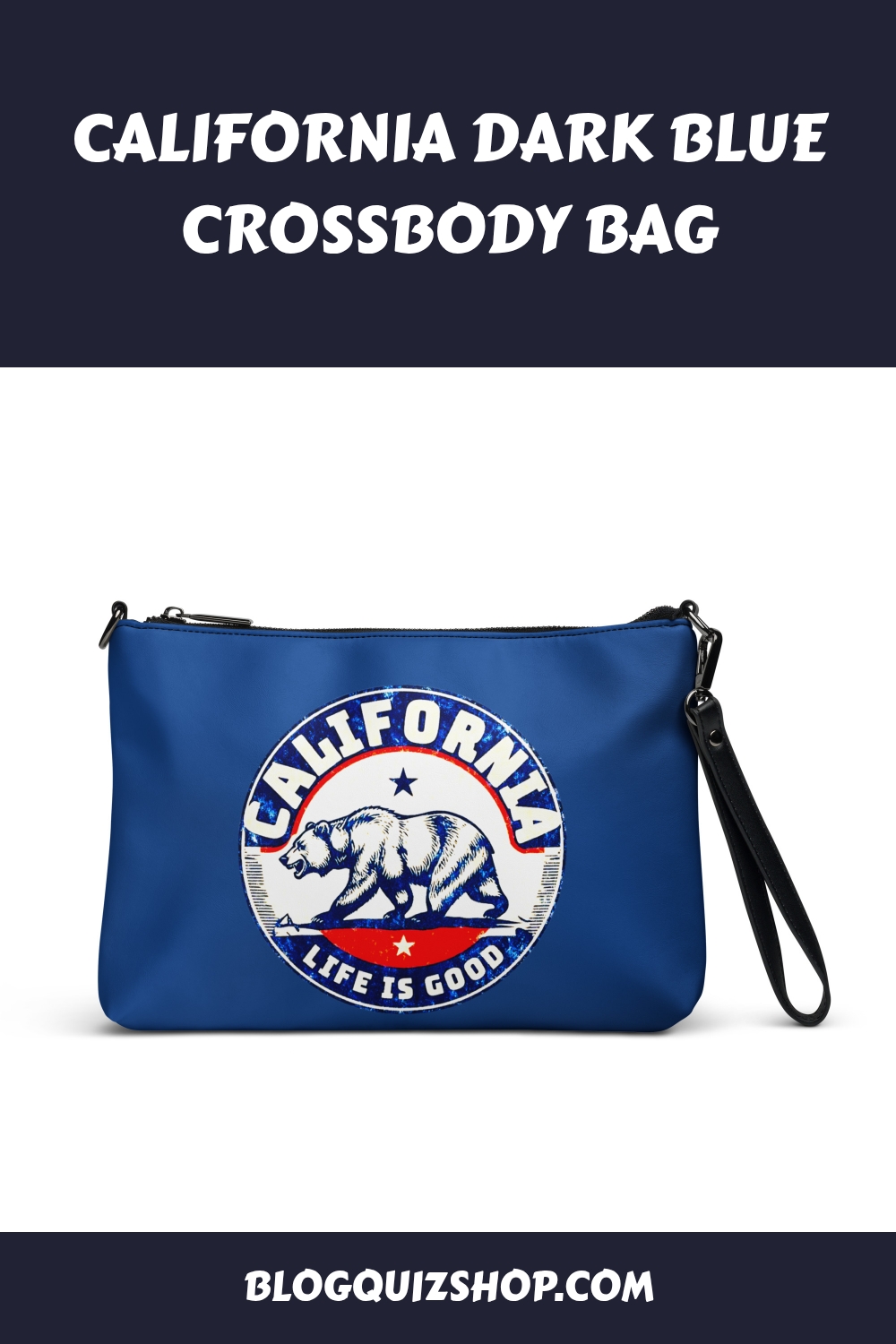 California Dark Blue Crossbody Bag generated pin 13775
