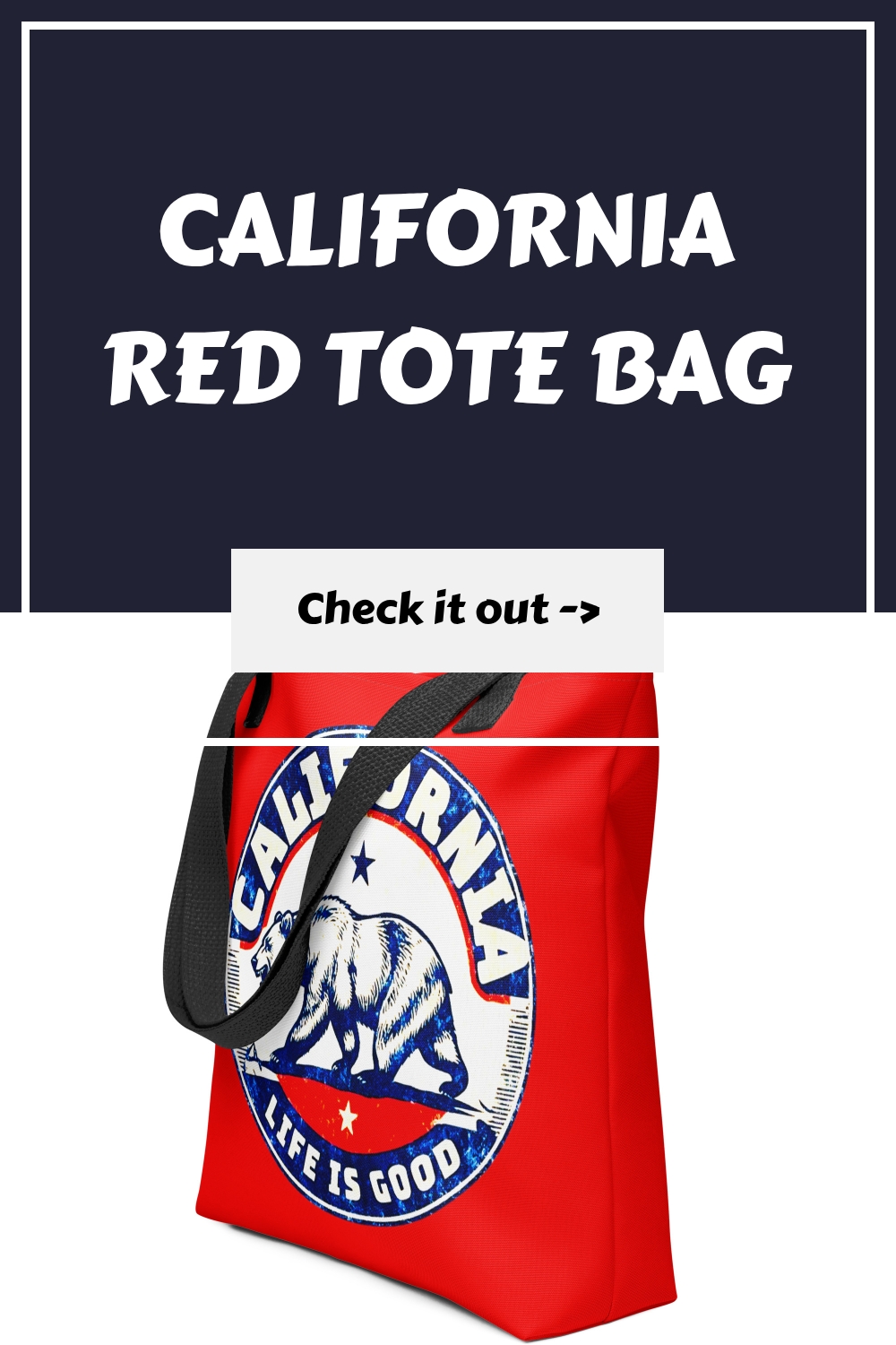 California Red Tote Bag 10 California Red Tote Bag generated pin 13758
