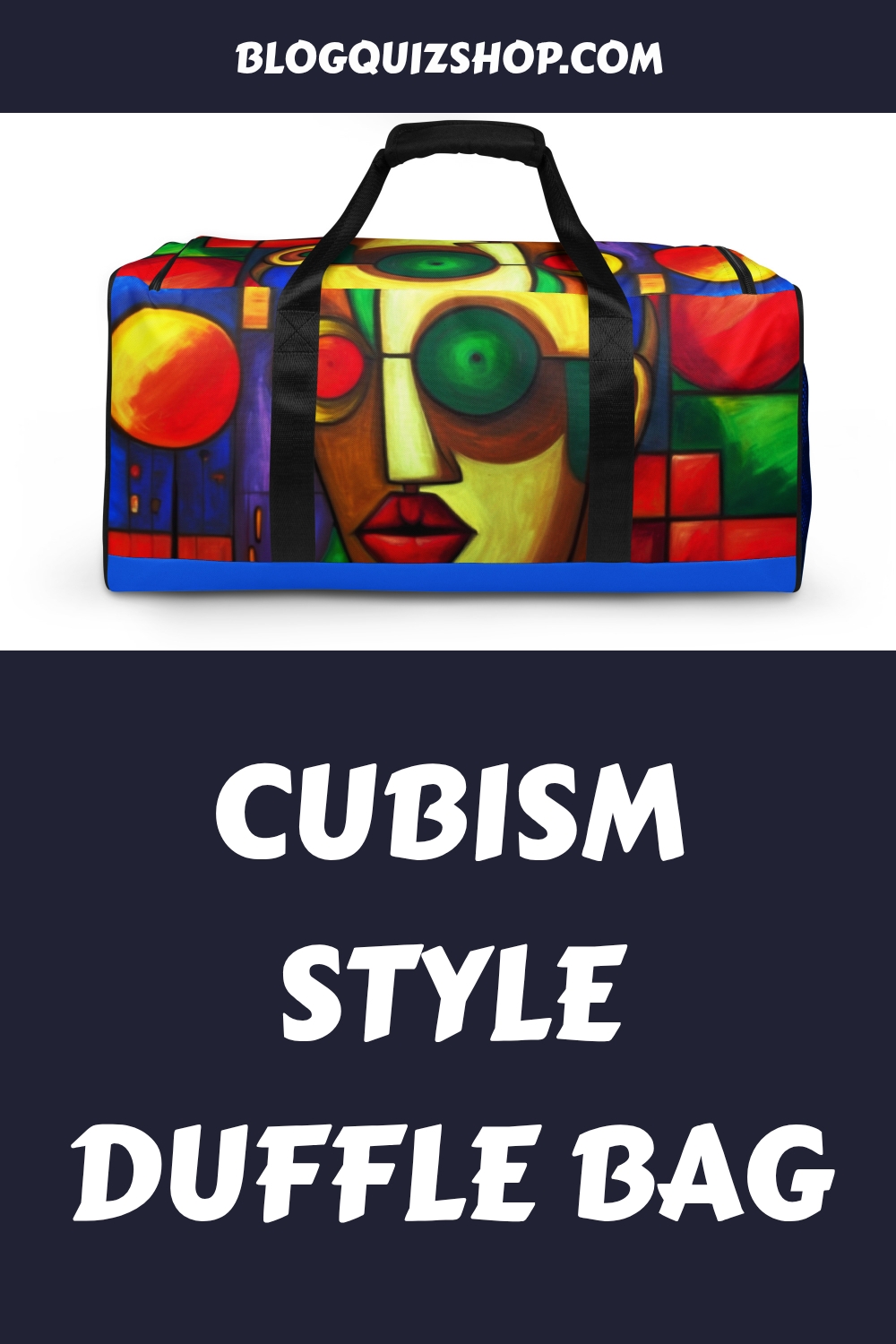 Cubism Style Duffle Bag – Artistic Travel Companion 13 Cubism Style Duffle Bag generated pin 12770