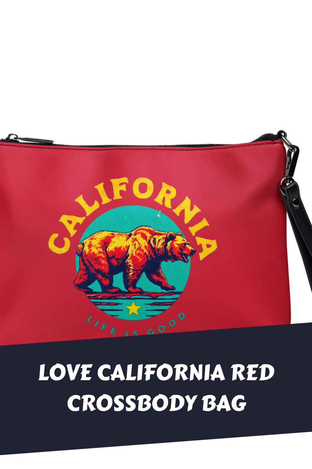 Love California Red Crossbody Bag generated pin 13926 2