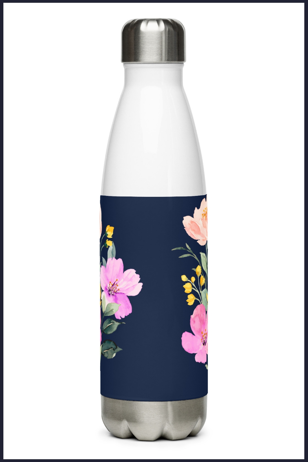 Summer Flowers Water Bottle generated pin 14535 1
