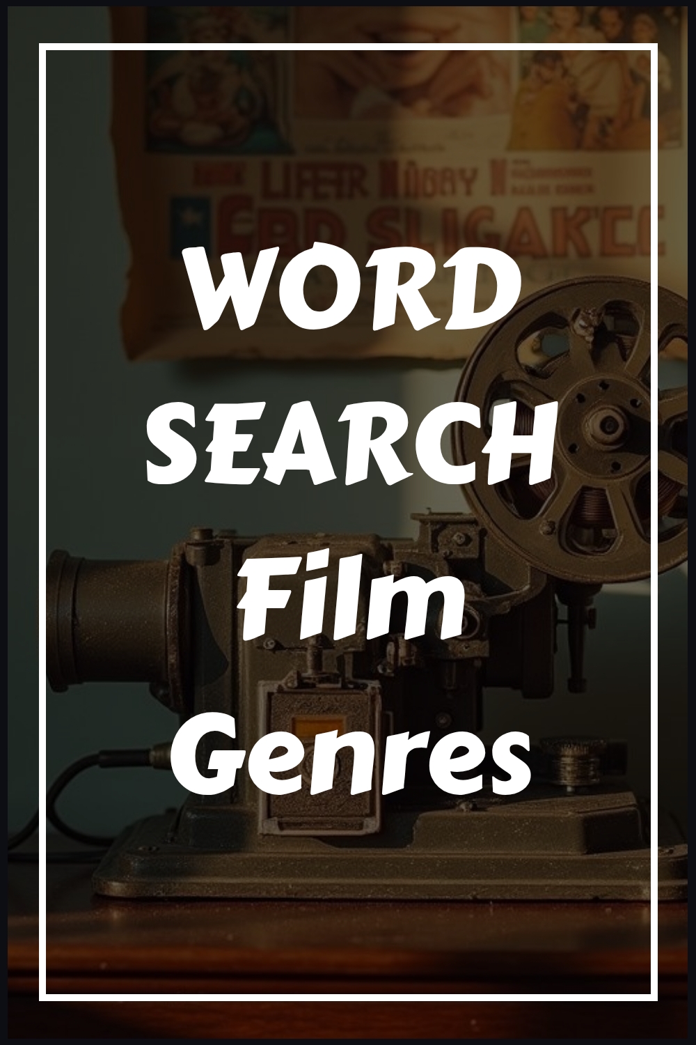 WORD SEARCH Film Genres generated pin 4746