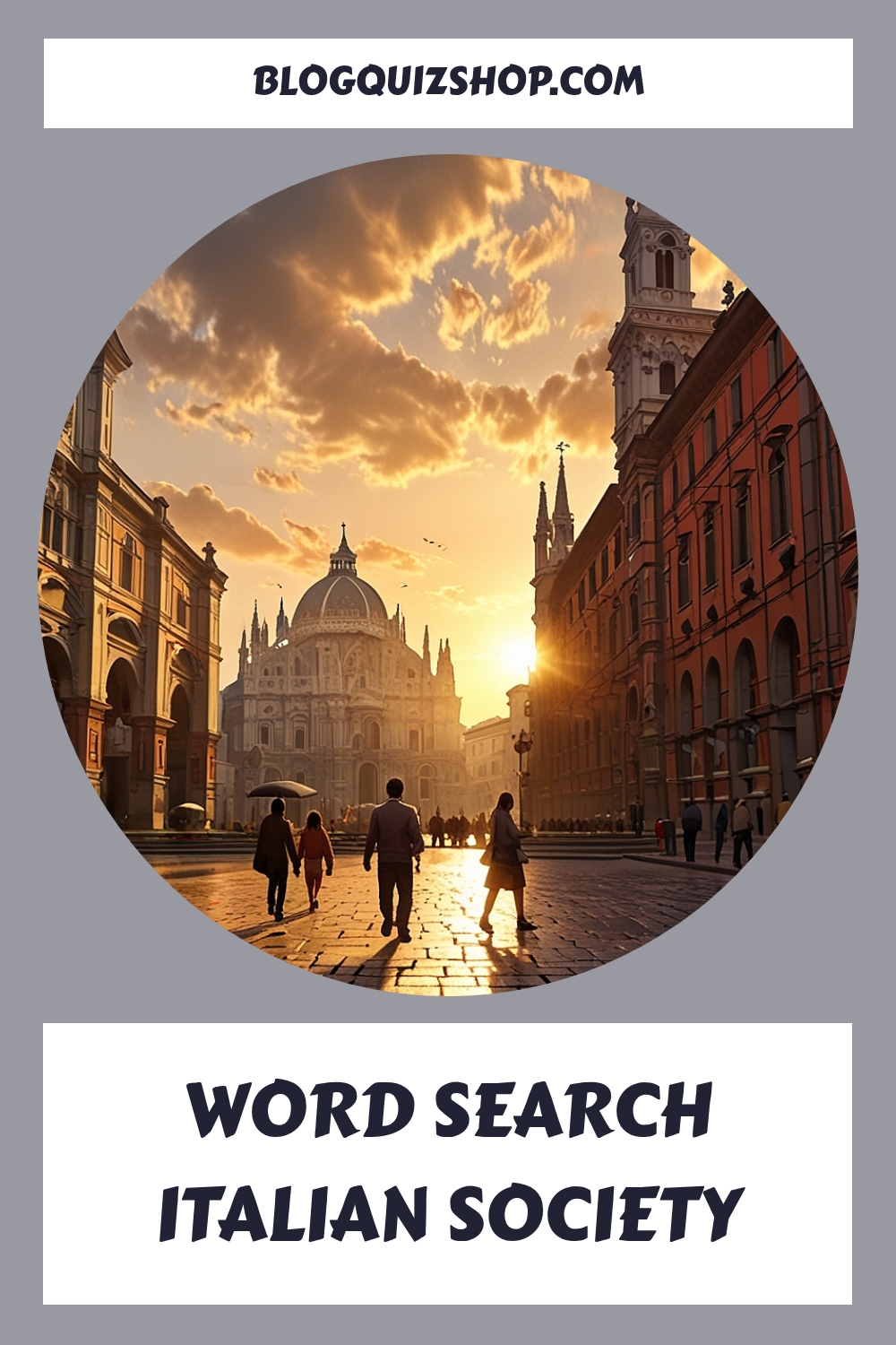 WORD SEARCH Italian Society generated pin 4322