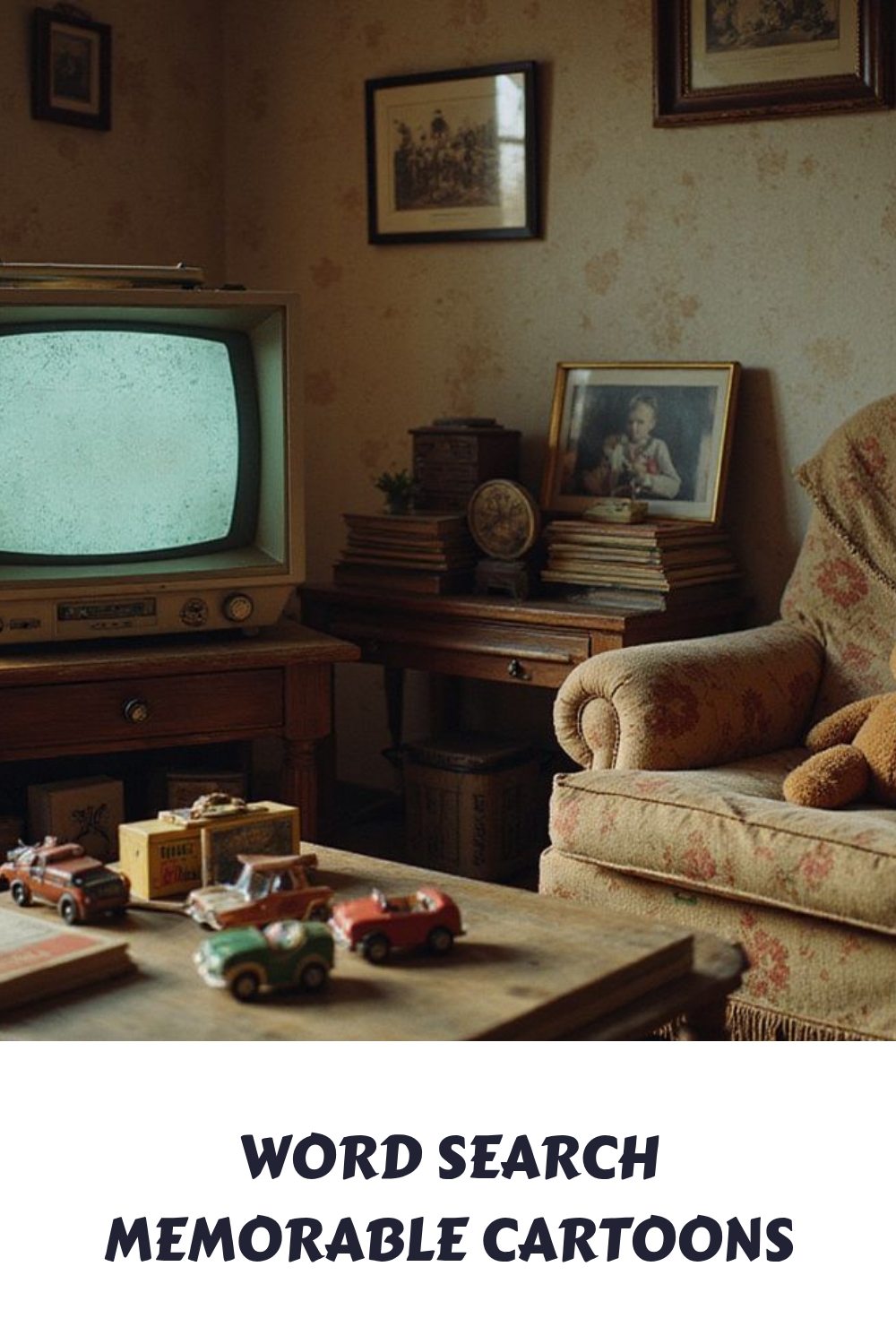 WORD SEARCH Memorable Cartoons generated pin 14605