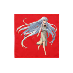 Anime Silver Girl Brilliant Red Bandana