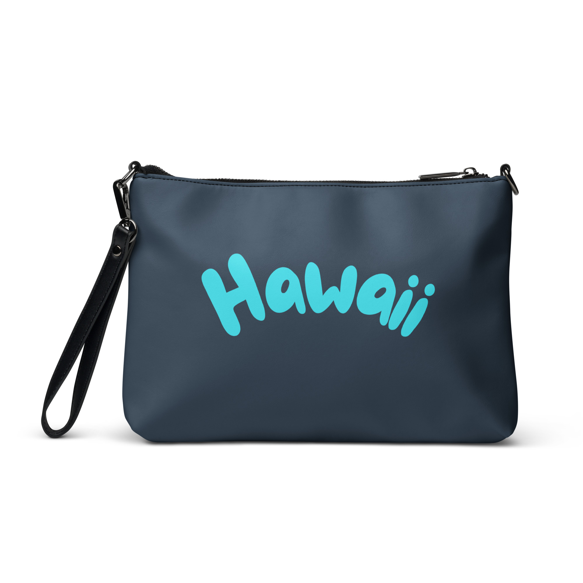Hawaii Hibiscus Blue Crossbody Bag 3 Hawaii Hibiscus Blue Crossbody Bag - Image 3