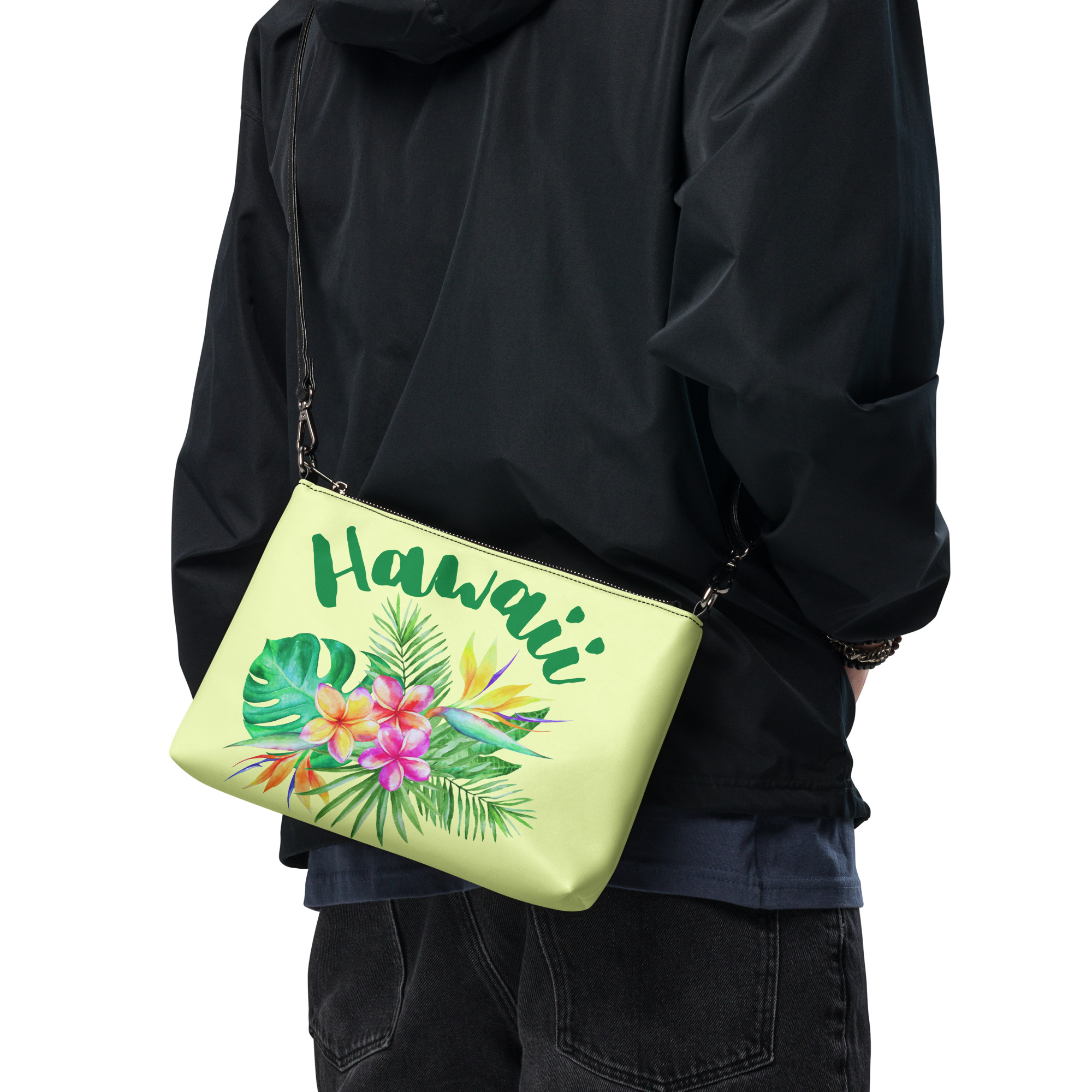 Hawaii Lime Green Crossbody Party Bag 8 Hawaii Lime Green Crossbody Party Bag - Image 8