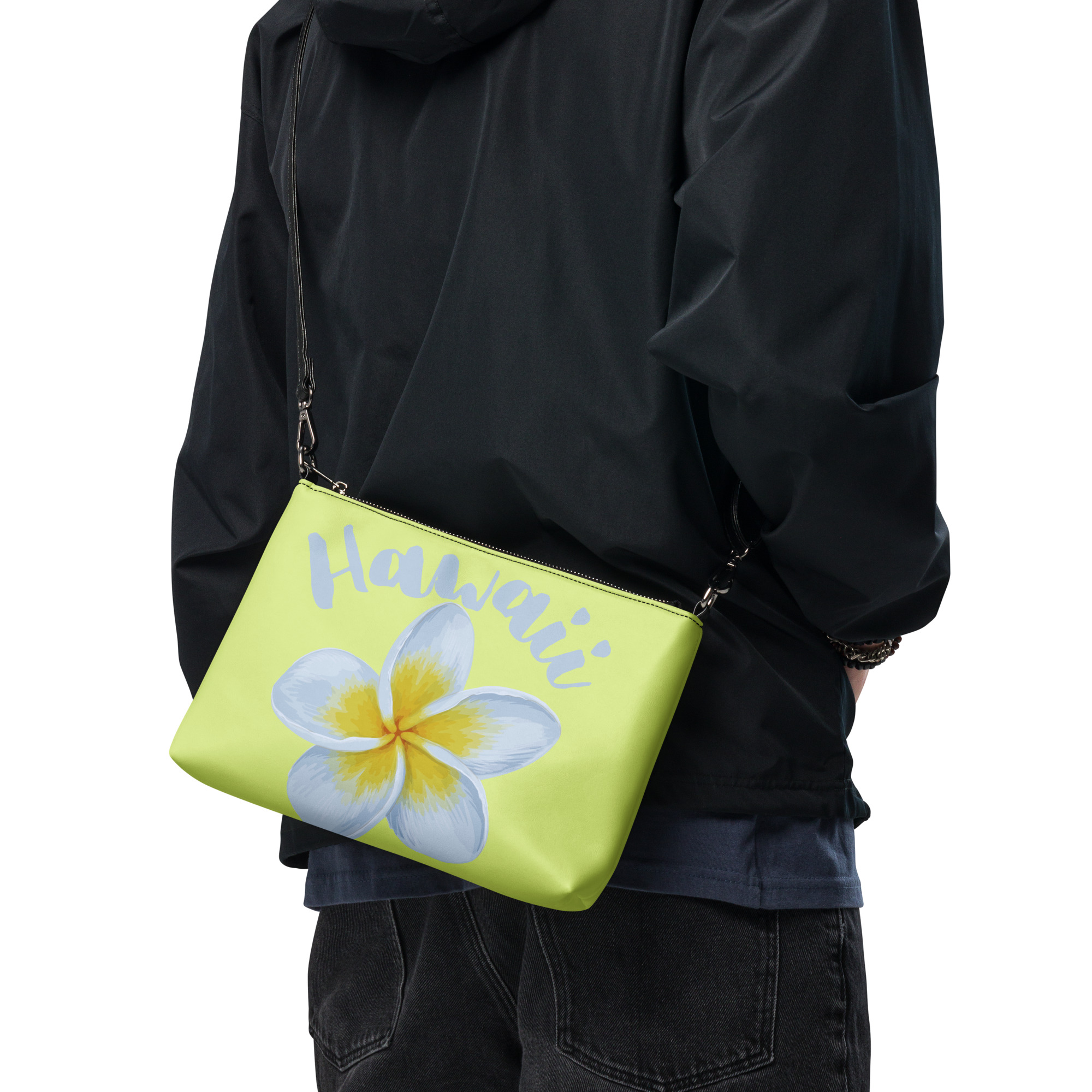 Hawaii Lime Orchid Crossbody Bag 11 Hawaii Lime Orchid Crossbody Bag - Image 11