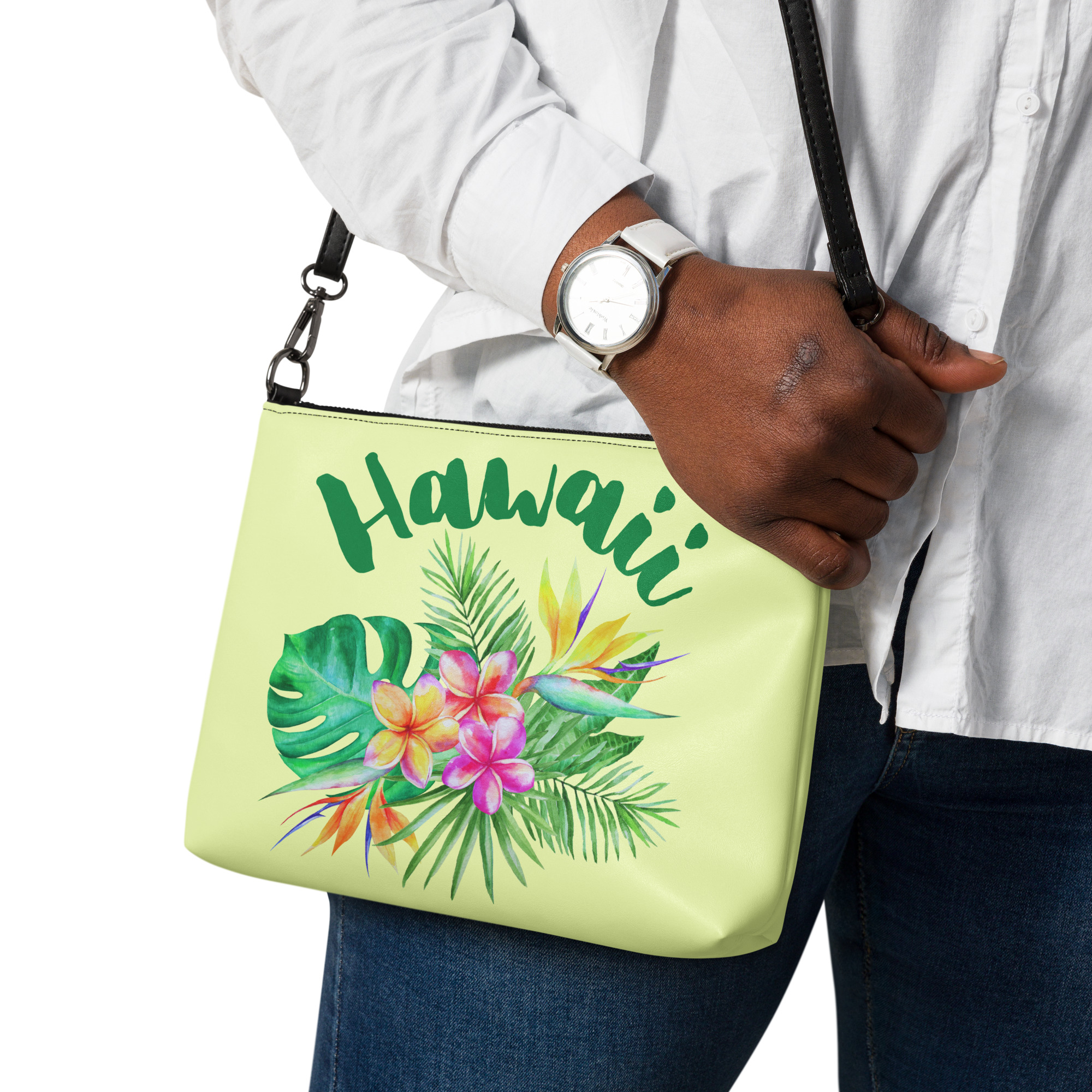 Hawaii Lime Green Crossbody Party Bag 11 Hawaii Lime Green Crossbody Party Bag - Image 11