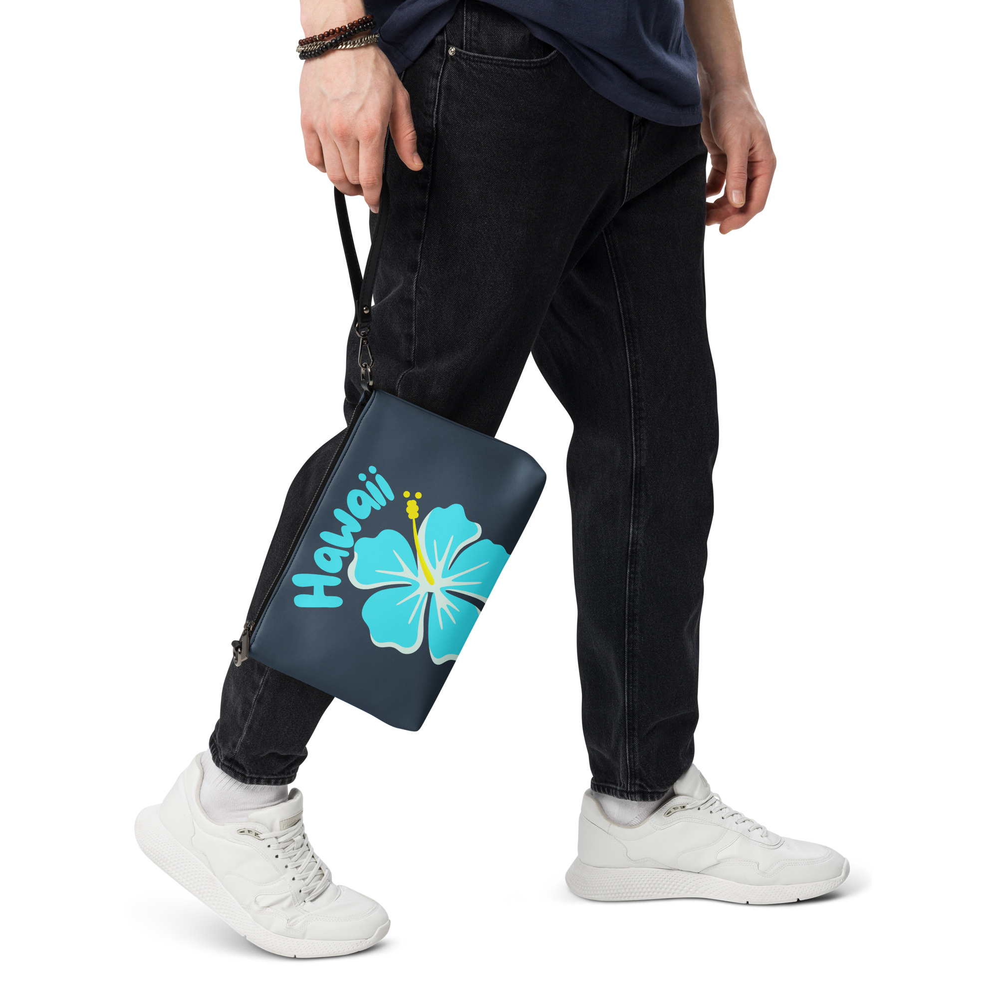 Hawaii Hibiscus Blue Crossbody Bag 9 Hawaii Hibiscus Blue Crossbody Bag - Image 9