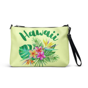 Hawaii Lime Green Crossbody Party Bag