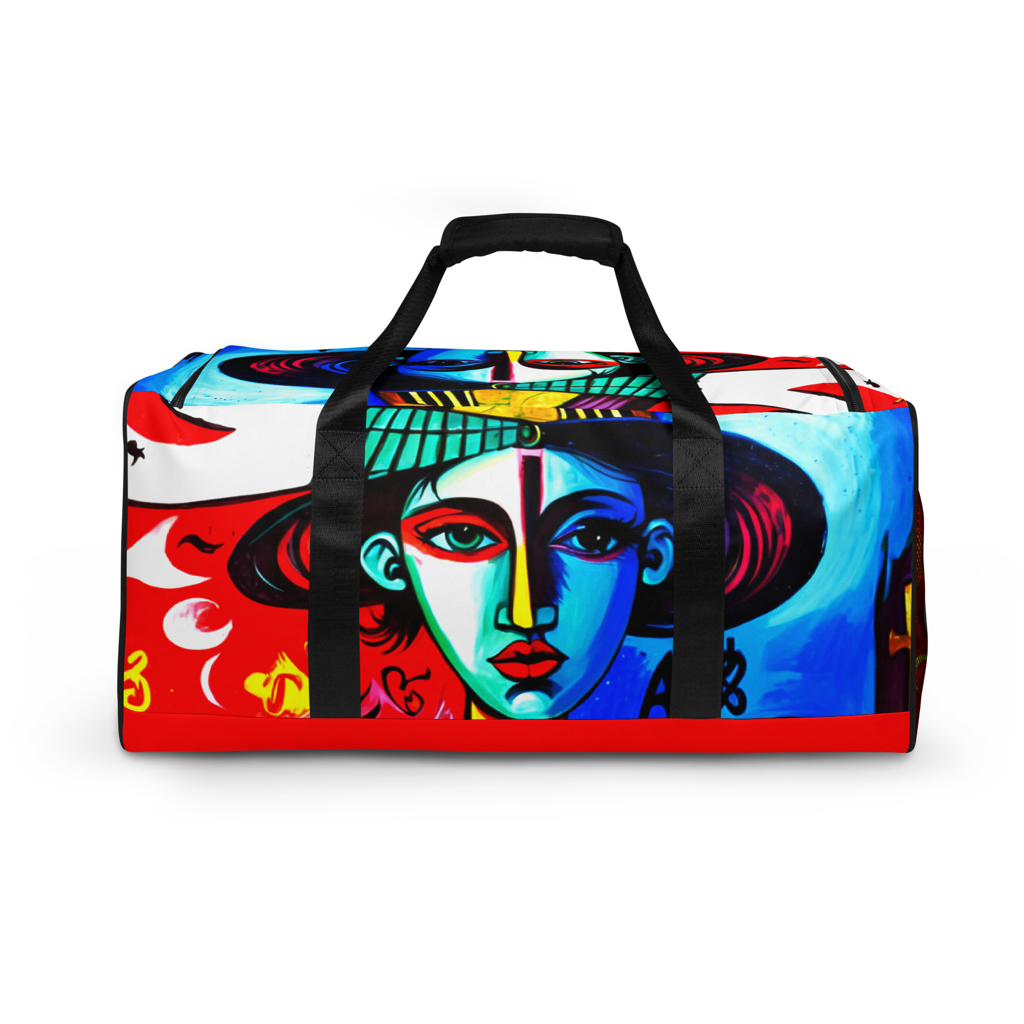 Abstract Lady Duffle Bag – Stylish Art-Inspired Travel 4 Abstract Lady Duffle Bag – Stylish Art-Inspired Travel - Image 4