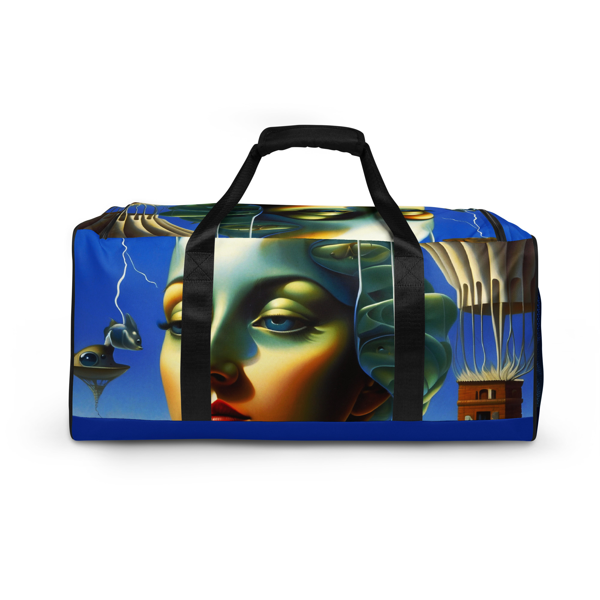 Surreal Ocean Blue Duffle Bag – Artistic Travel Essential 4 Surreal Ocean Blue Duffle Bag – Artistic Travel Essential - Image 4