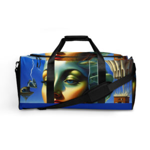 Surreal Ocean Blue Duffle Bag