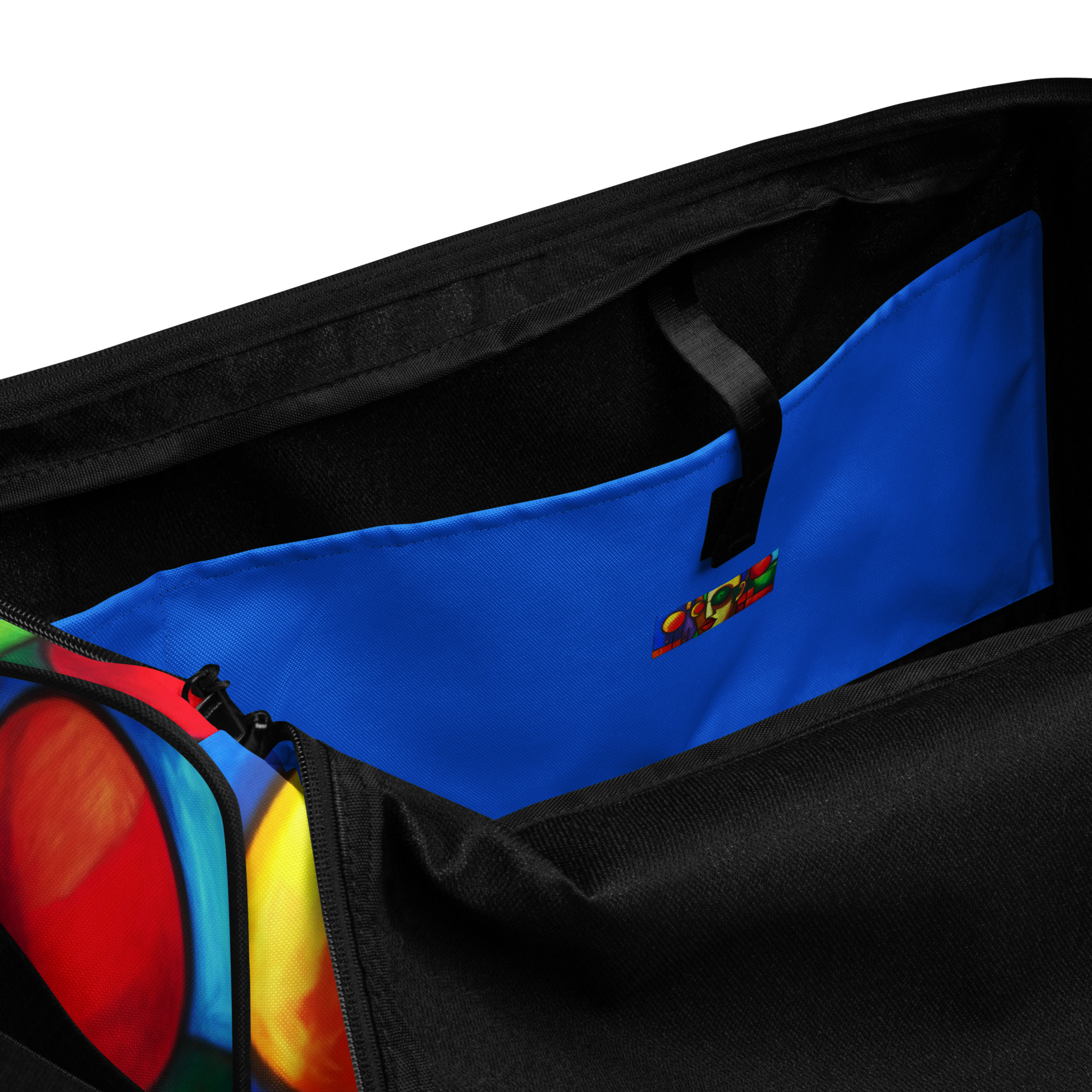 Cubism Style Duffle Bag – Artistic Travel Companion 9 Cubism Style Duffle Bag – Artistic Travel Companion - Image 9