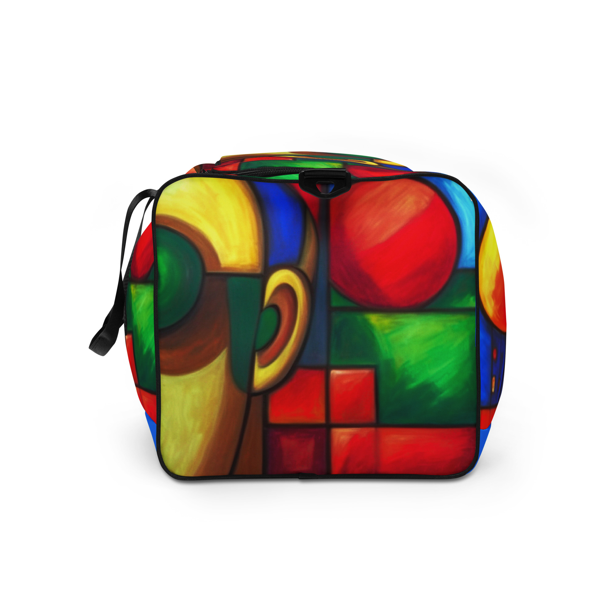 Cubism Style Duffle Bag – Artistic Travel Companion 8 Cubism Style Duffle Bag – Artistic Travel Companion - Image 8