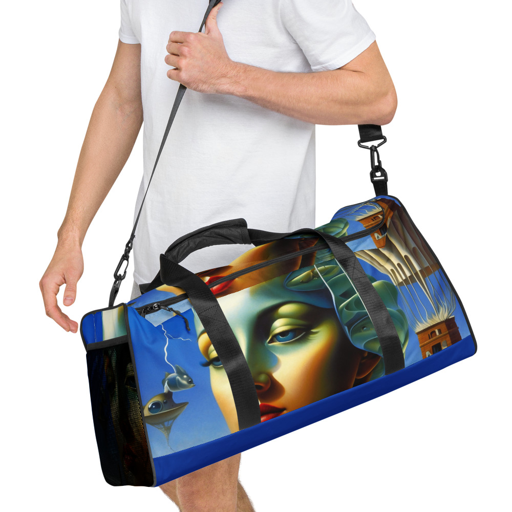 Surreal Ocean Blue Duffle Bag – Artistic Travel Essential 11 Surreal Ocean Blue Duffle Bag – Artistic Travel Essential - Image 11