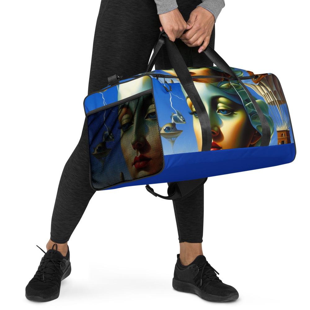 Surreal Ocean Blue Duffle Bag – Artistic Travel Essential 14 Surreal Ocean Blue Duffle Bag – Artistic Travel Essential - Image 14