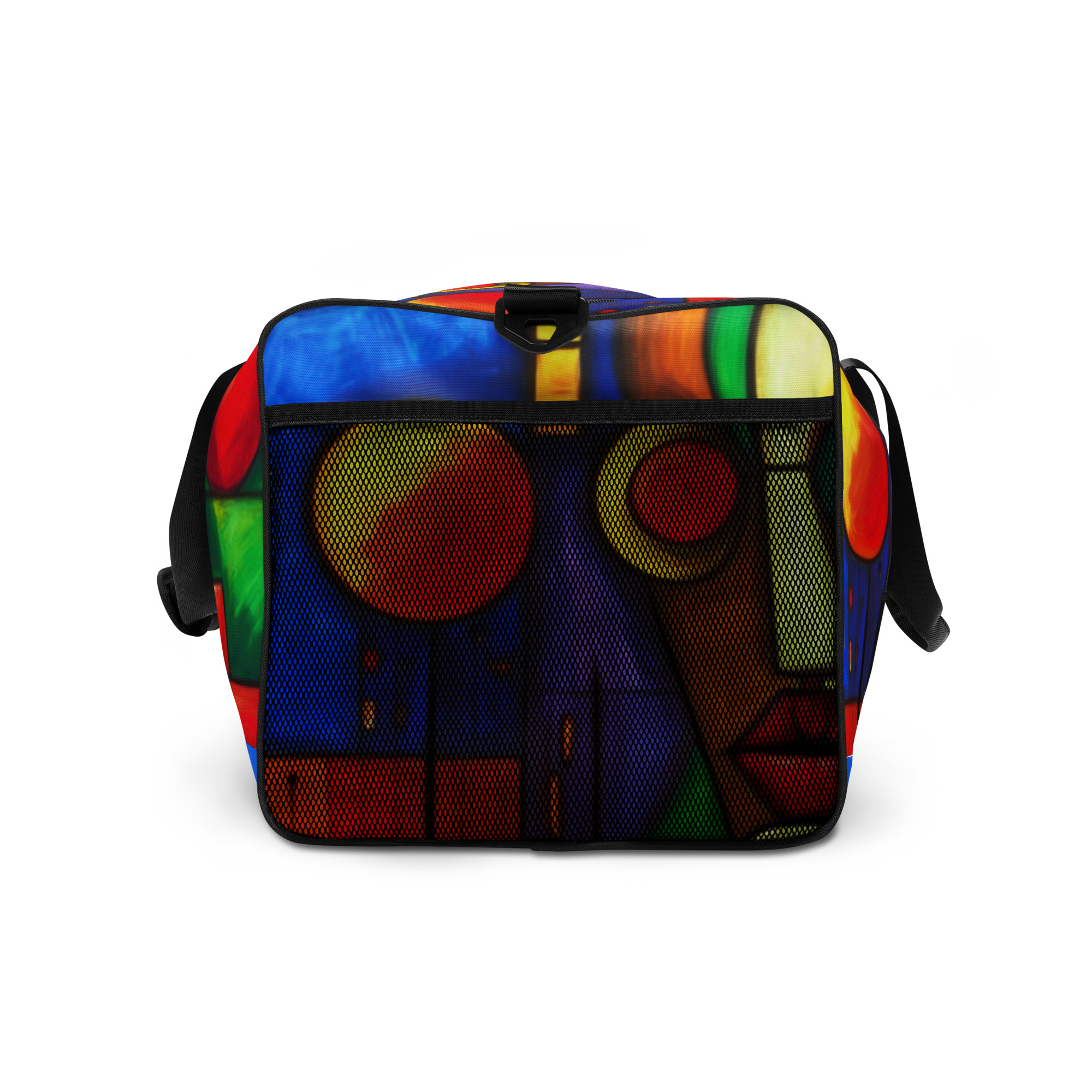 Cubism Style Duffle Bag – Artistic Travel Companion 7 Cubism Style Duffle Bag – Artistic Travel Companion - Image 7