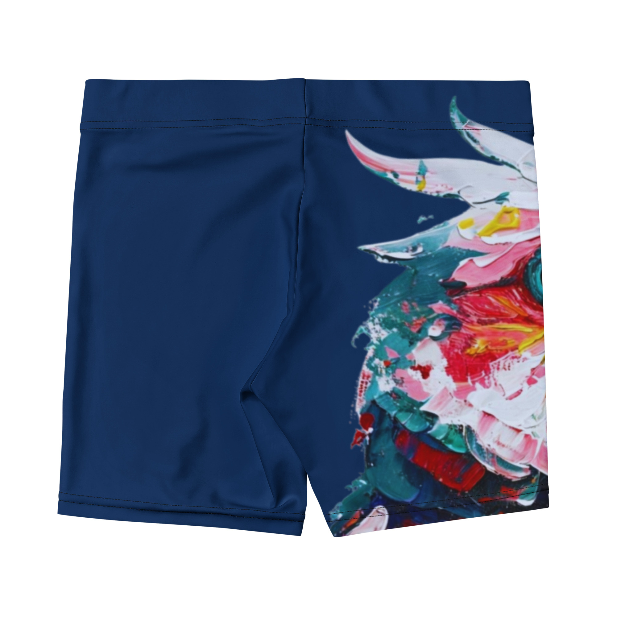 Pretty Parrot Yoga Shorts 2 Pretty Parrot Yoga Shorts - Image 2