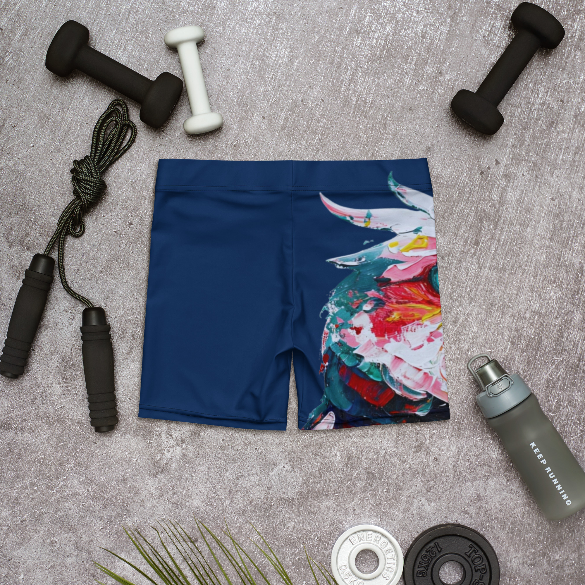 Pretty Parrot Yoga Shorts 3 Pretty Parrot Yoga Shorts - Image 3