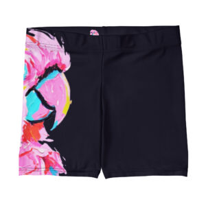 Pretty Pink Parrot Yoga Shorts