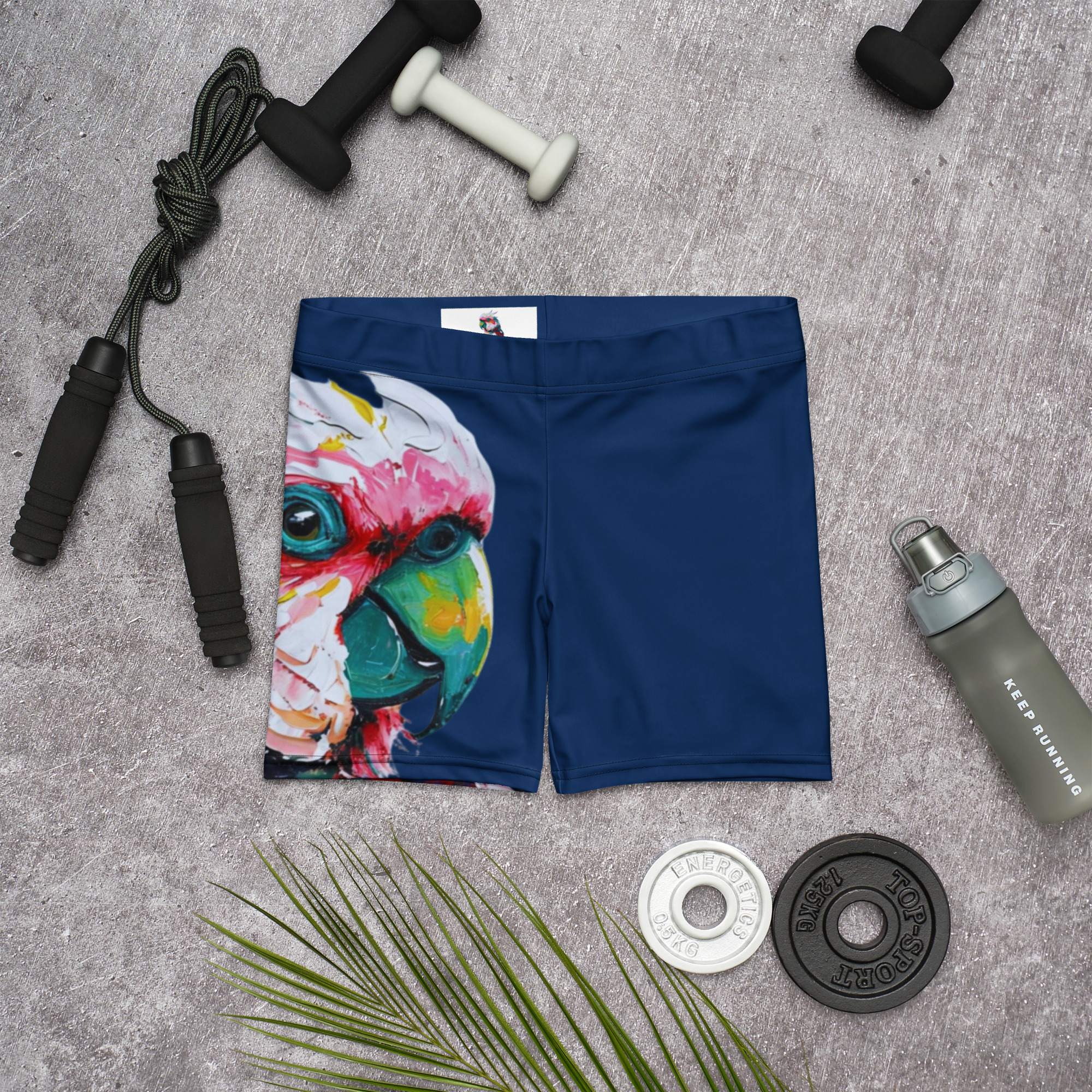 Pretty Parrot Yoga Shorts 8 Pretty Parrot Yoga Shorts - Image 8