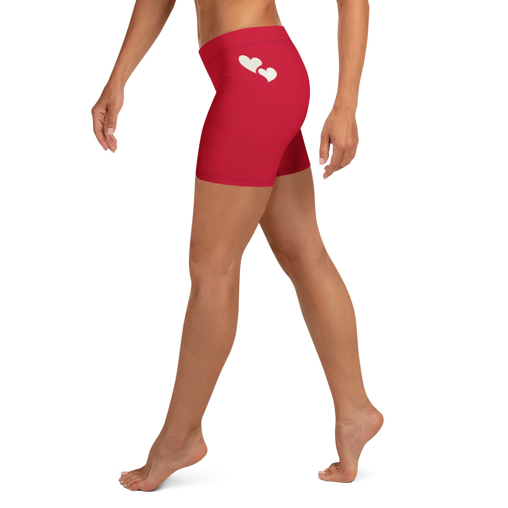 Love California Red Yoga Shorts 10 Love California Red Yoga Shorts - Image 10