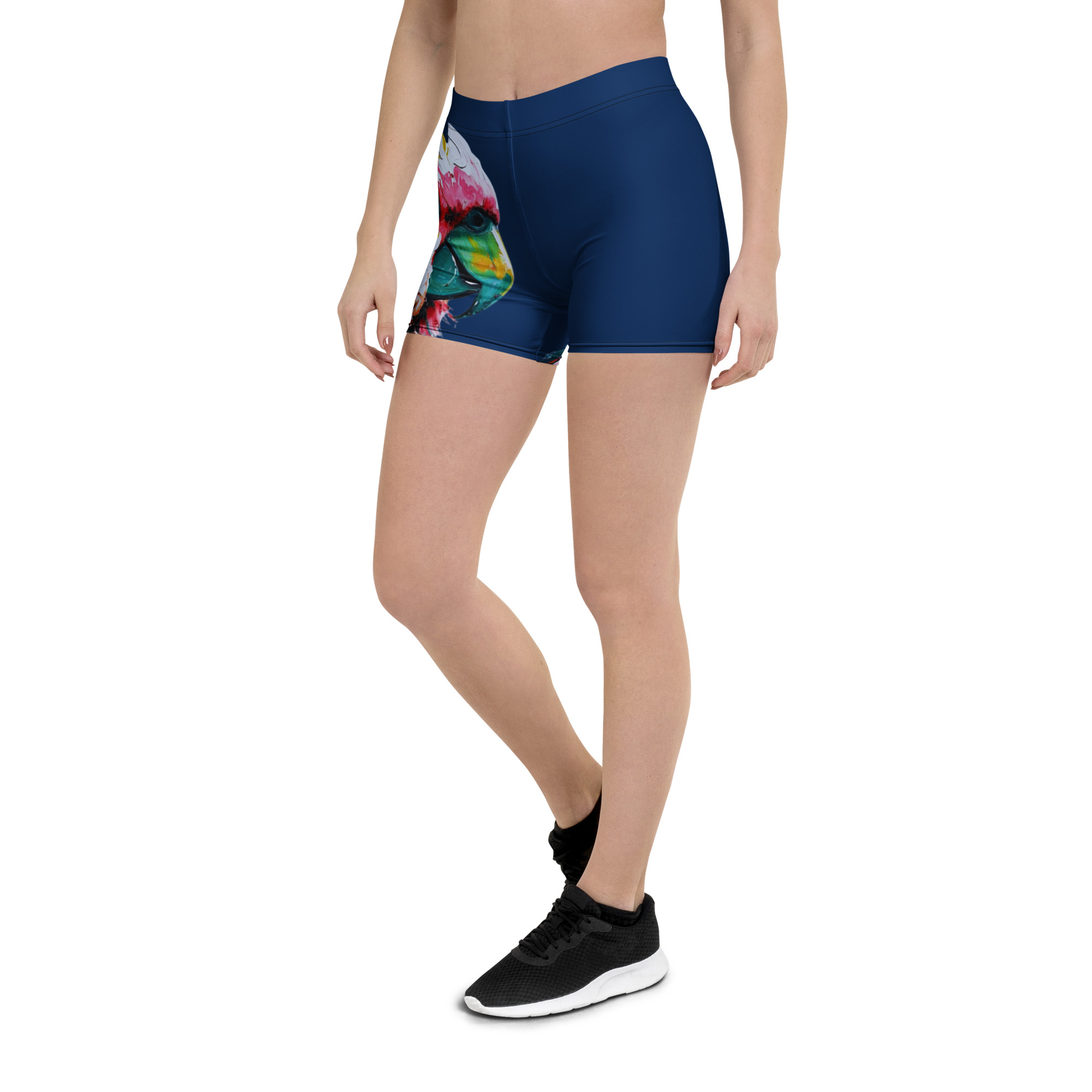 Pretty Parrot Yoga Shorts 9 Pretty Parrot Yoga Shorts - Image 9