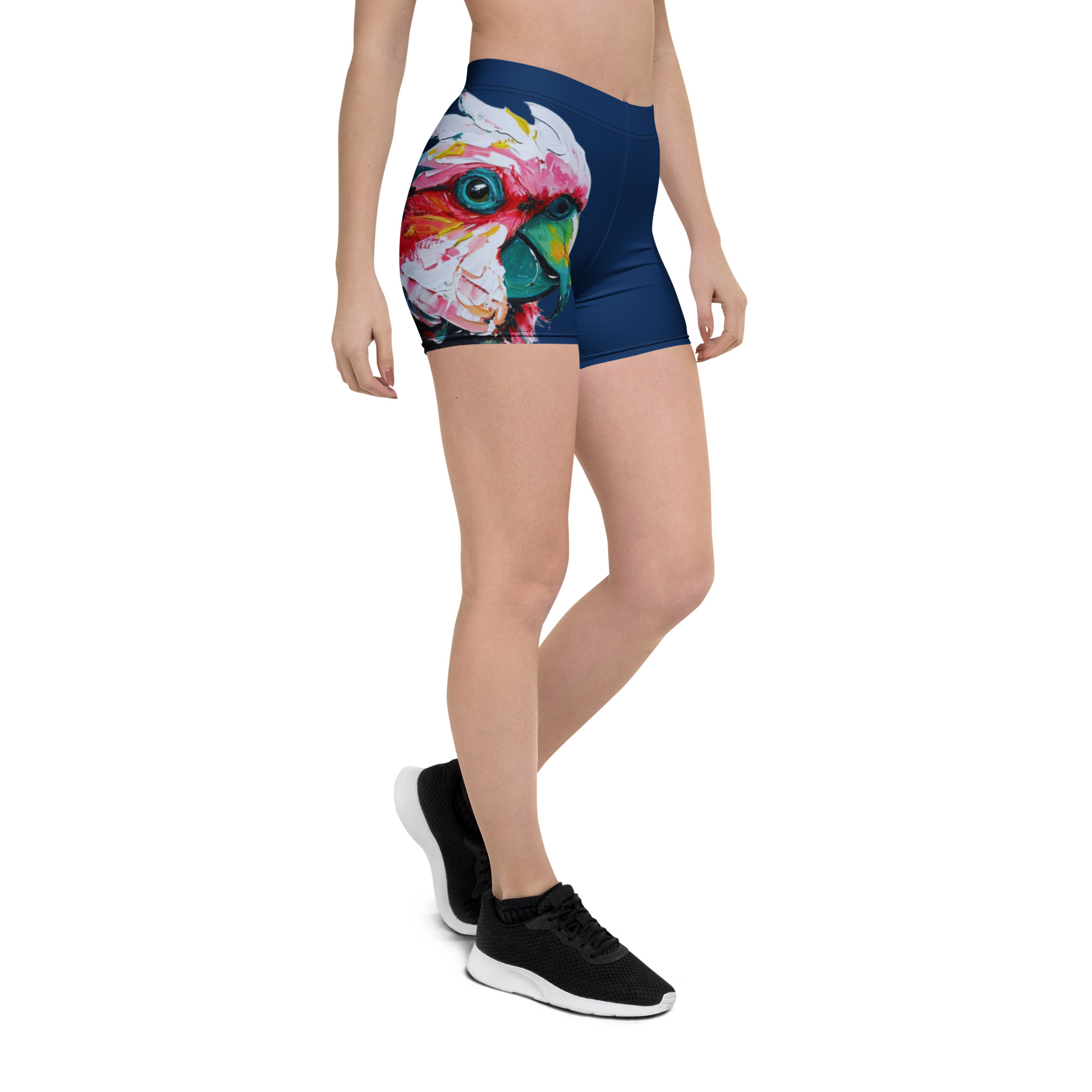 Pretty Parrot Yoga Shorts 12 Pretty Parrot Yoga Shorts - Image 12