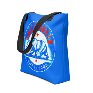 Blue California Tote Bag