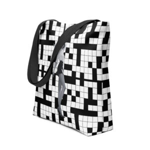 Crossword Girl Tote Bag