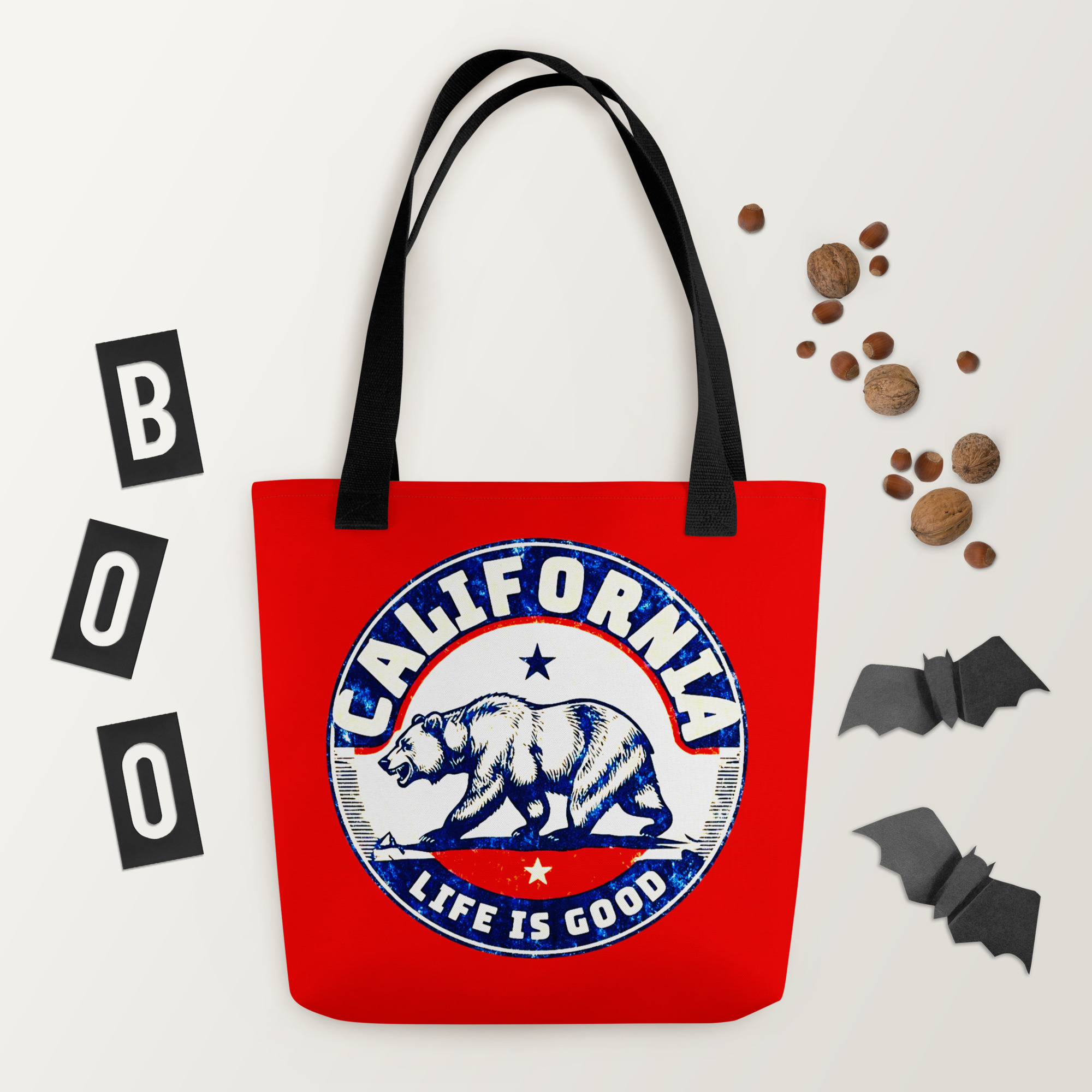 California Red Tote Bag 8 California Red Tote Bag - Image 8