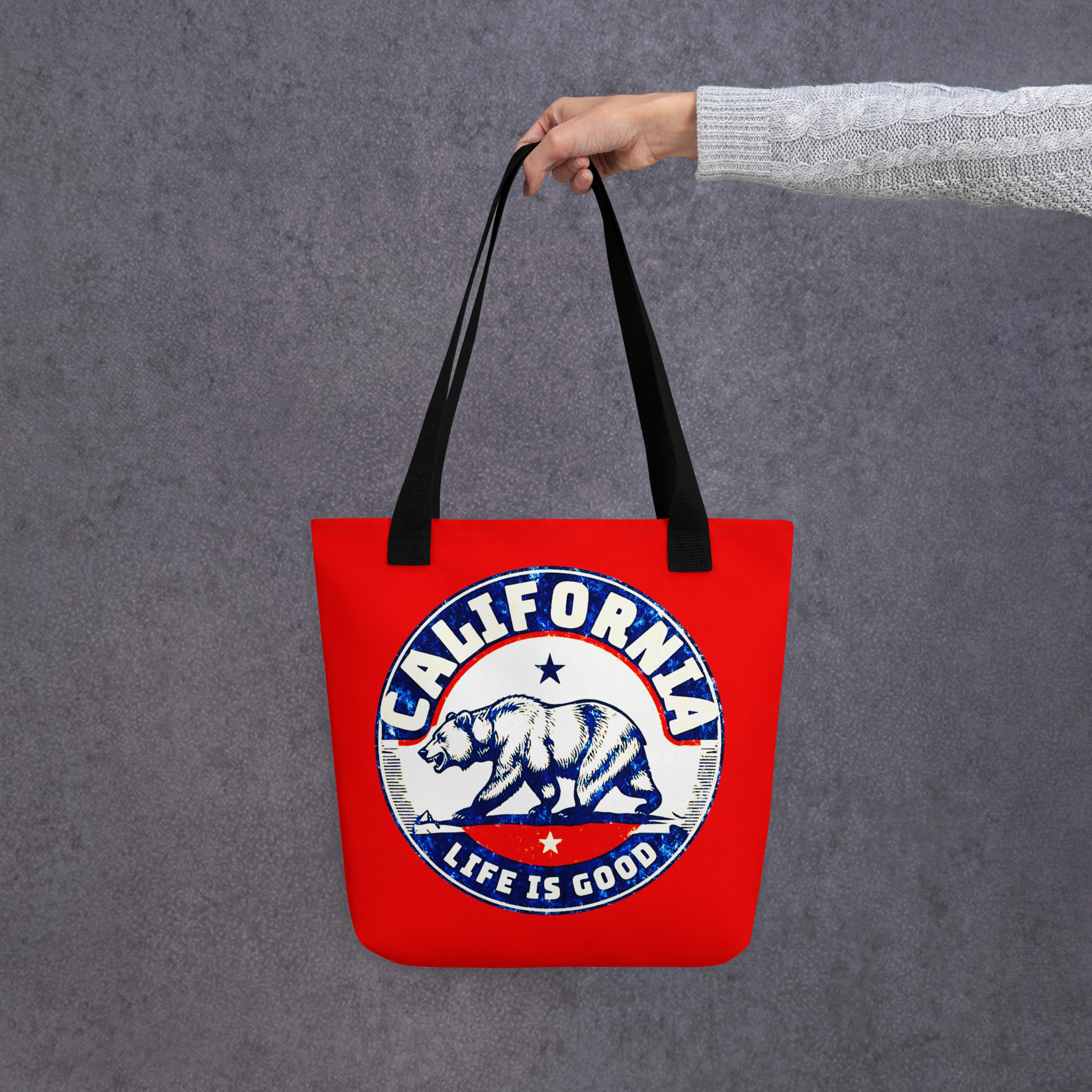 California Red Tote Bag 5 California Red Tote Bag - Image 5