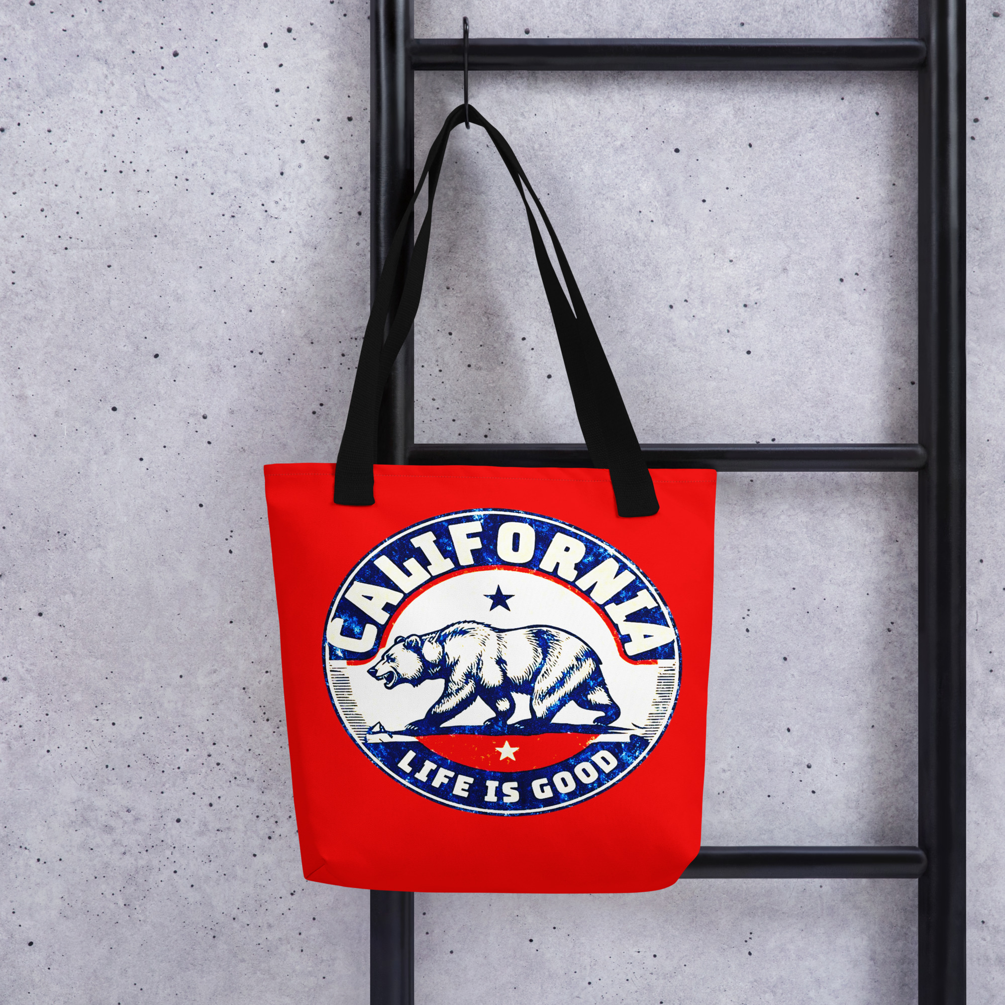 California Red Tote Bag 7 California Red Tote Bag - Image 7