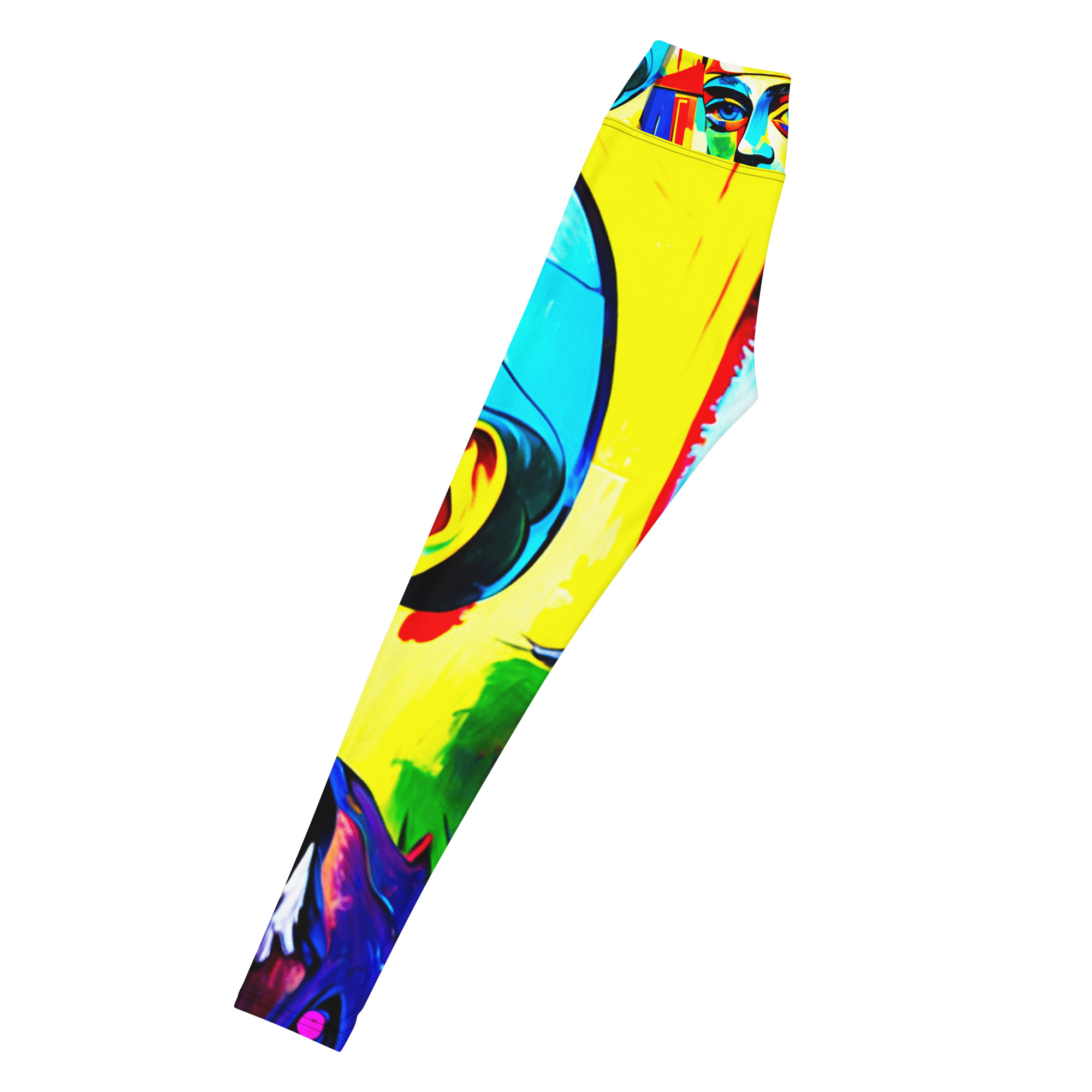 Eye of Cubism Yoga Leggings 3 Eye of Cubism Yoga Leggings - Image 3