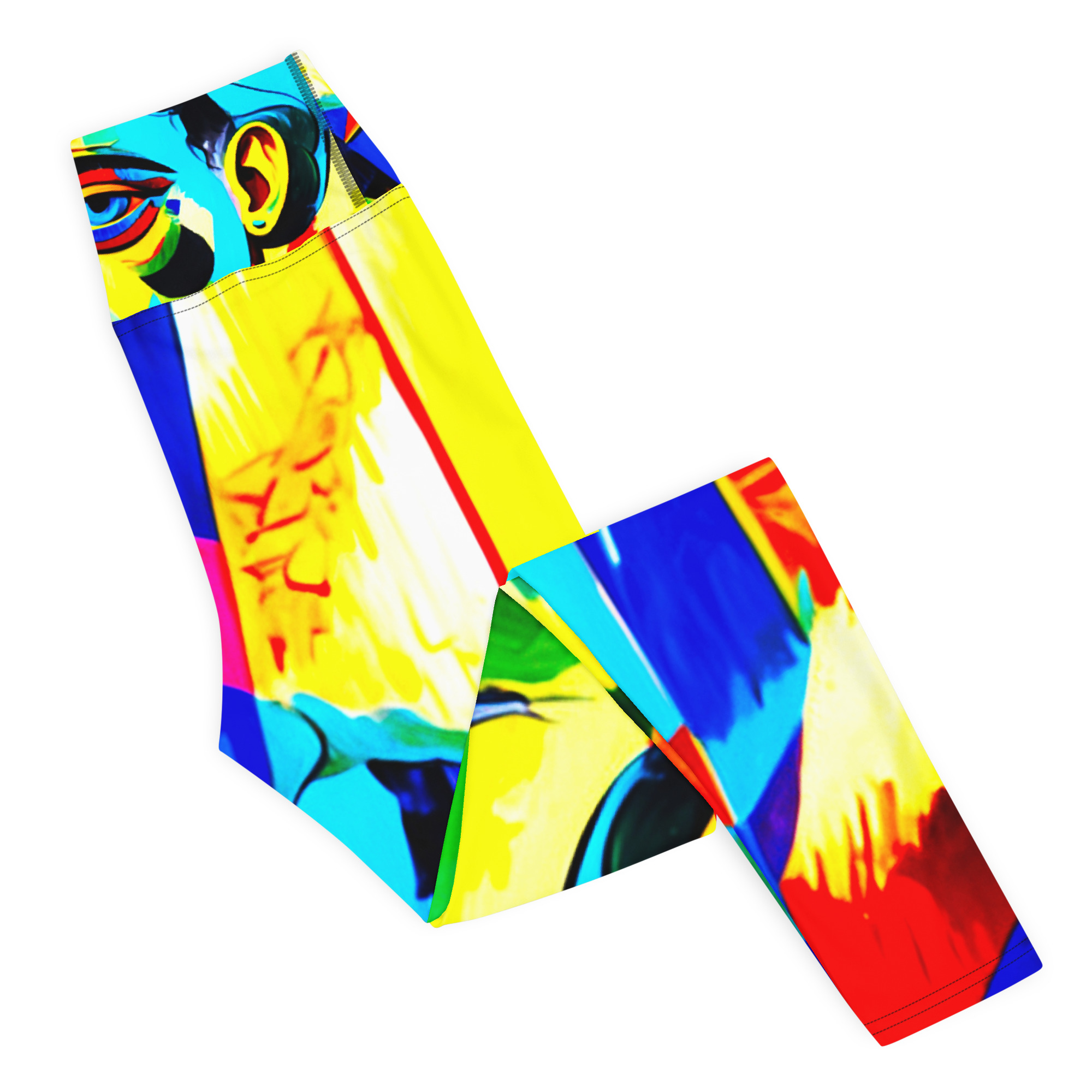 Eye of Cubism Yoga Leggings 6 Eye of Cubism Yoga Leggings - Image 6