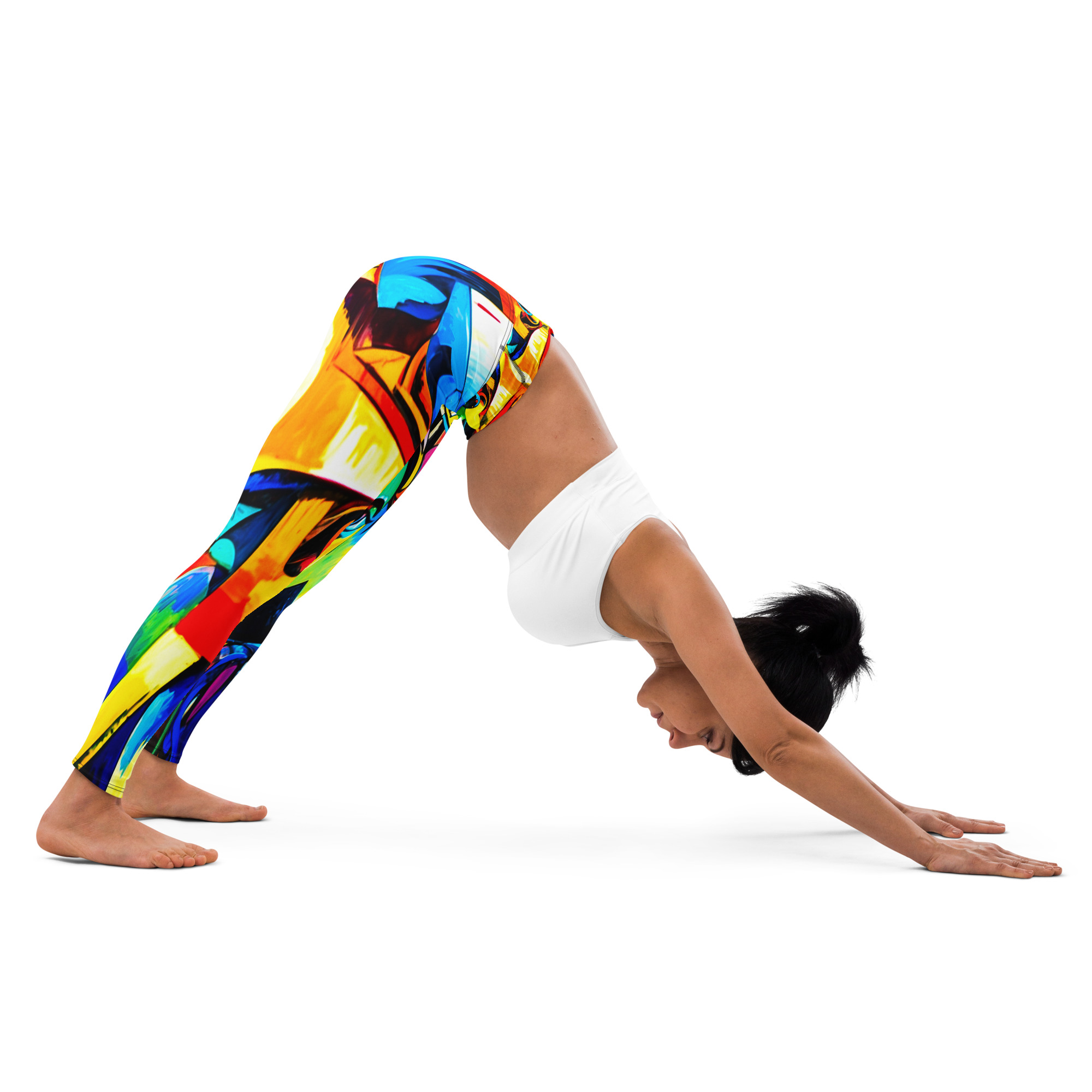 Cubism Colours Yoga Leggings 13 Cubism Colours Yoga Leggings - Image 13