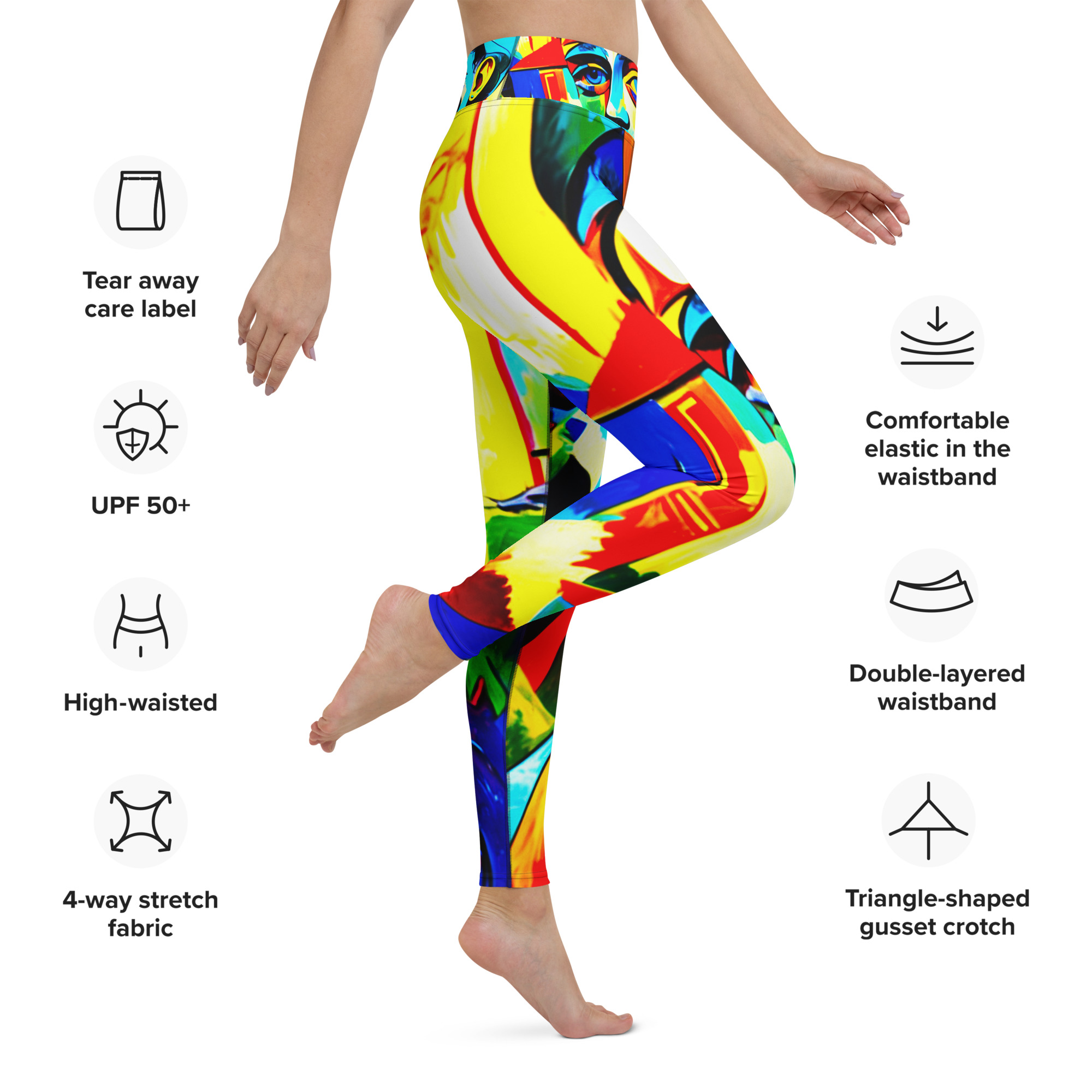 Eye of Cubism Yoga Leggings 19 Eye of Cubism Yoga Leggings - Image 19