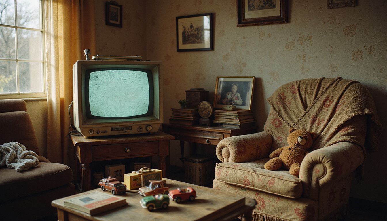 Intro image featuring classic kids cartoons from the 60s to 80s