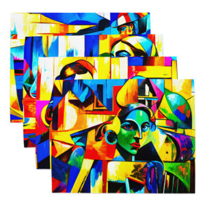 Cubism in Style Placemat Set