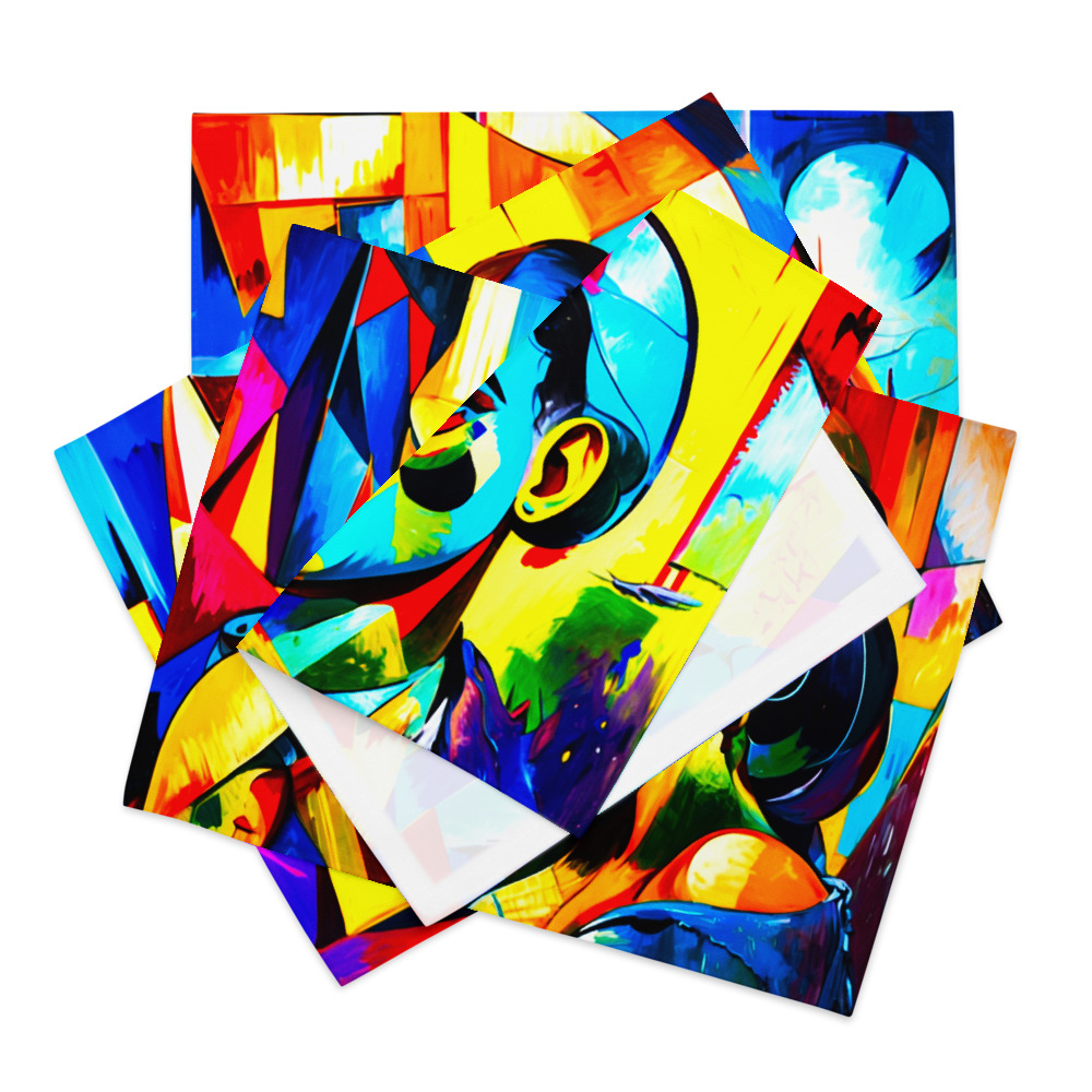 Friends of Cubism Placemat Set 3 Friends of Cubism Placemat Set - Image 3